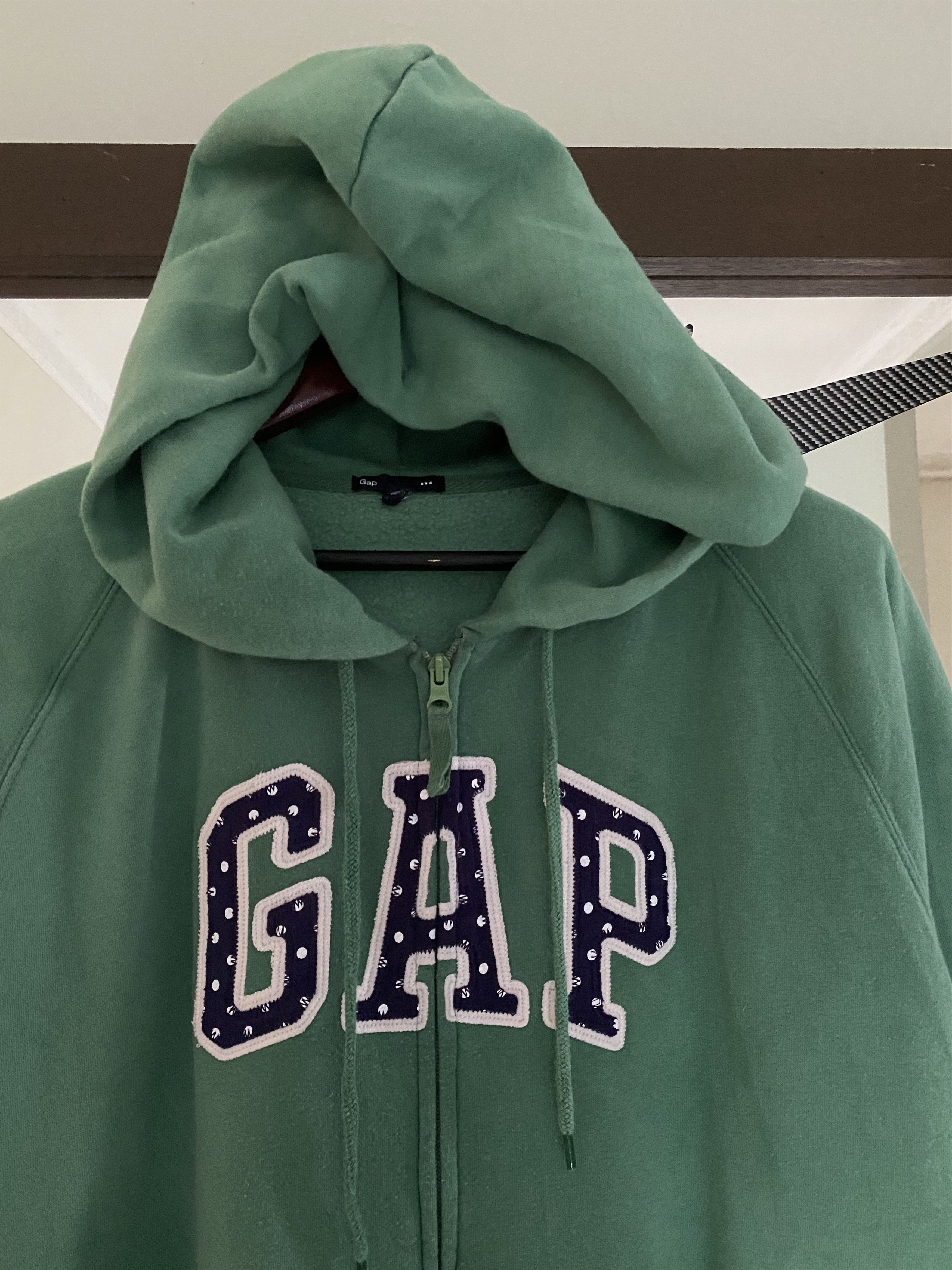 Gap × Vintage Vintage Gap Ziper Hoodie Big Logo Size US XL / EU 56 / 4 - 2 Thumbnail