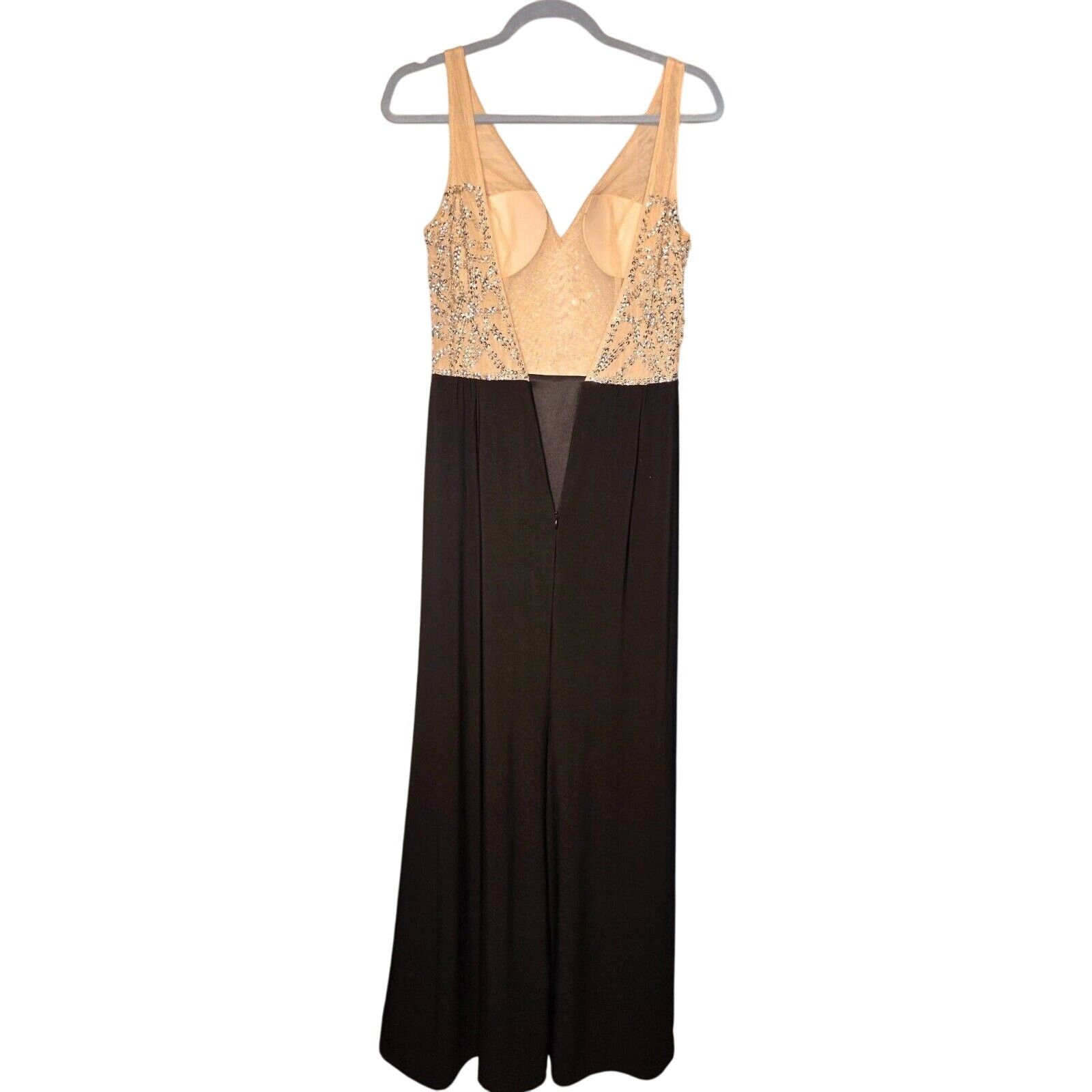 Adrianna Papell Adrianna Papell Beaded Gown V-Neck Sleeveless Dress Size 6 Size M / US 6-8 / IT 42-44 - 14 Thumbnail