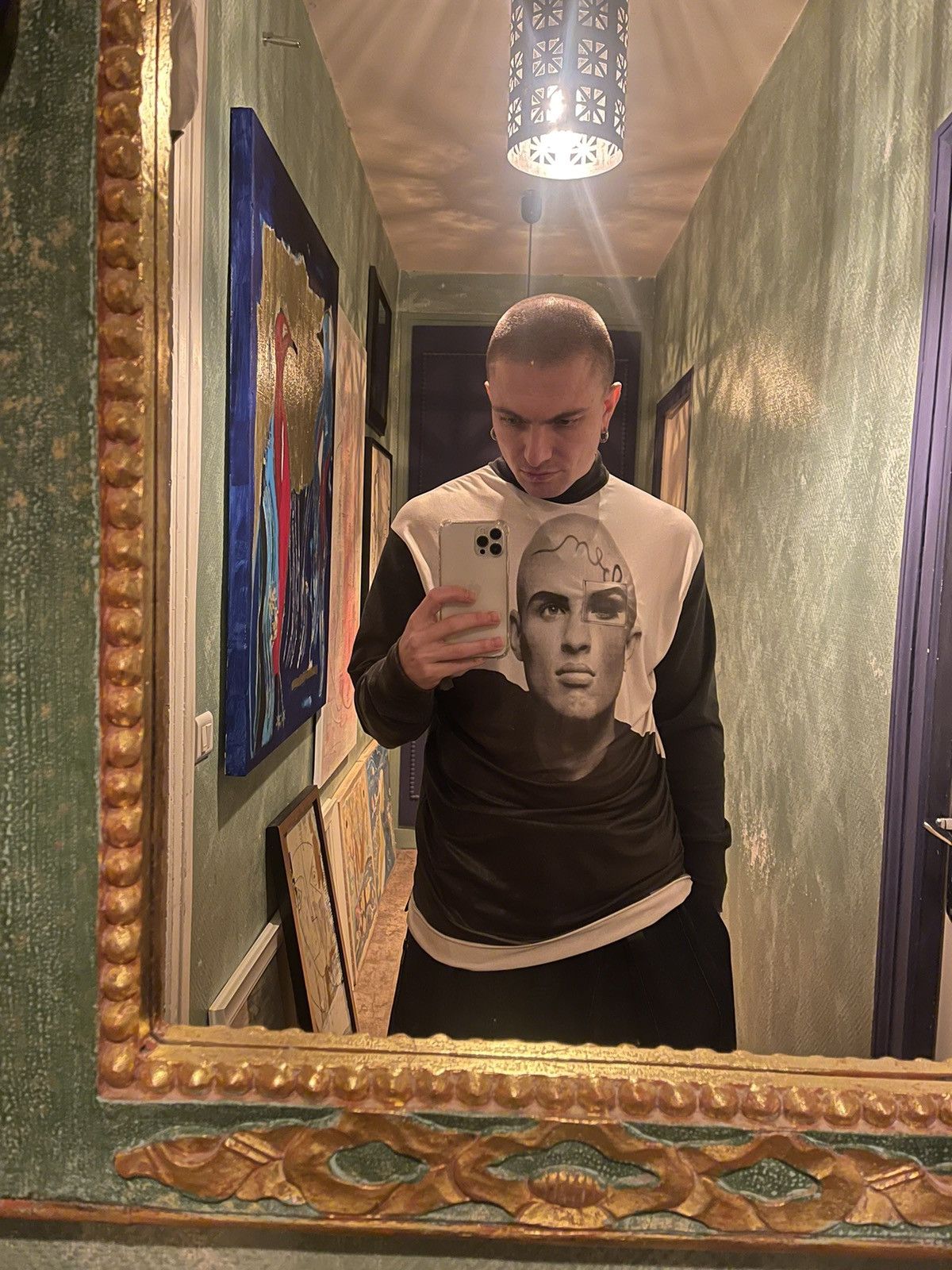 Jean Paul Gaultier Jean Paul Gaultier Oversized Printed Eye Longsleeve Size US S / EU 44-46 / 1 - 8 Thumbnail