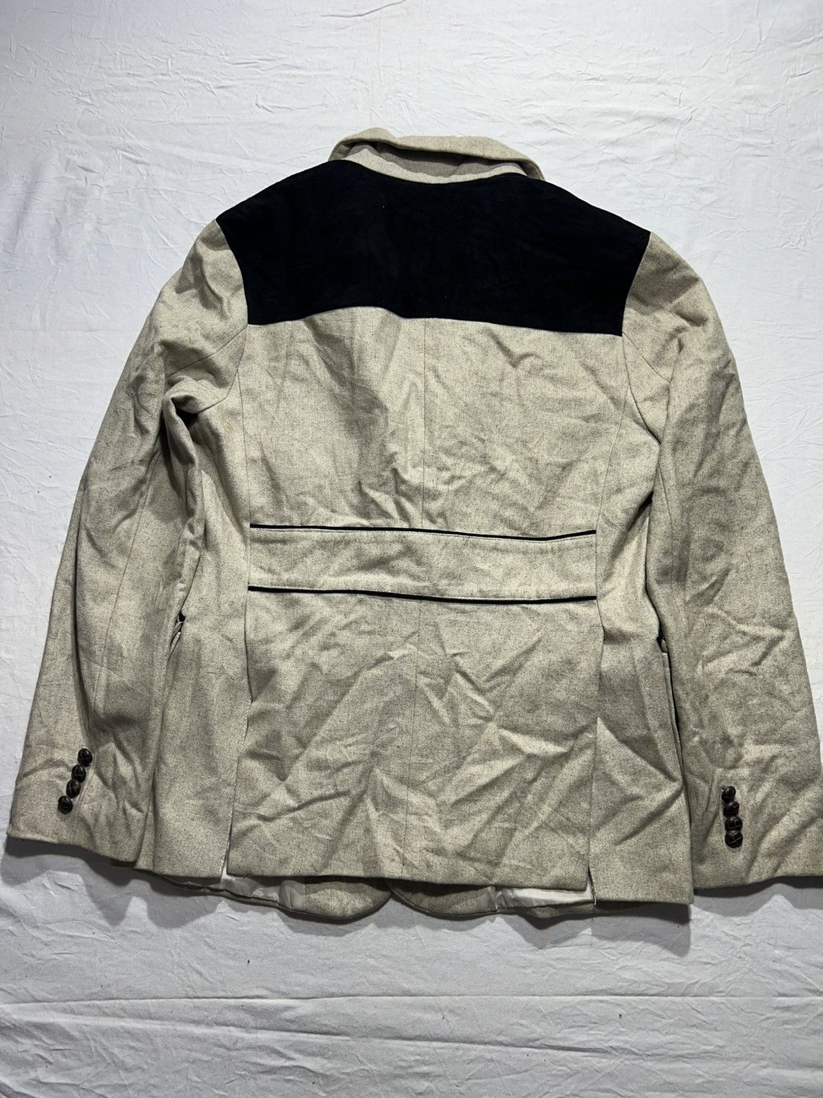Number (N)ine Number (N)ine herringbone suede patch field jacket Size US L / EU 52-54 / 3 - 10 Thumbnail