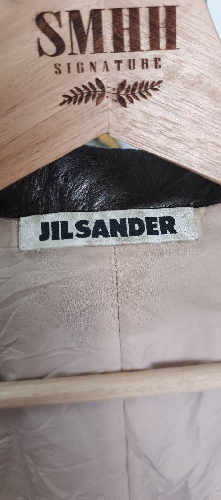 Jil Sander JIL SANDER LETHER DOUBLE-BREASTED COAT - Brown - IT 34 Size XXS / US 00 / IT 34 - 6 Thumbnail