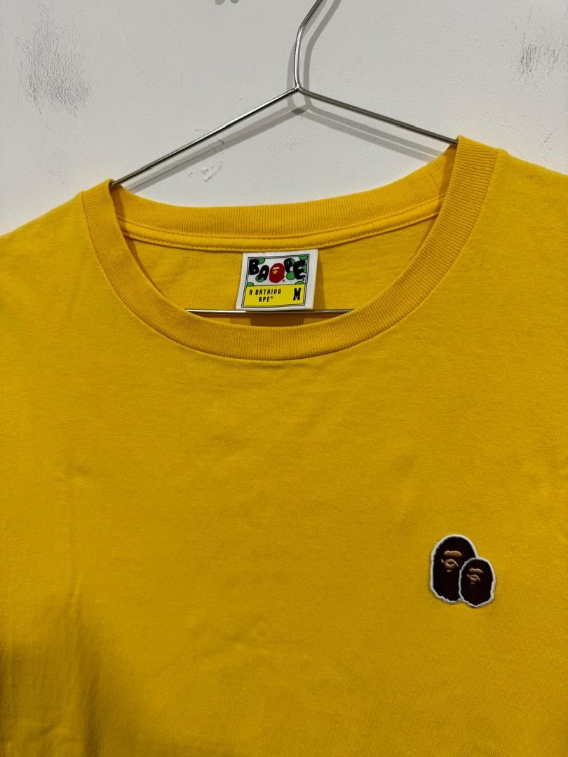 Bape Bape Yellow Tee Size US M / EU 48-50 / 2 - 2 Thumbnail