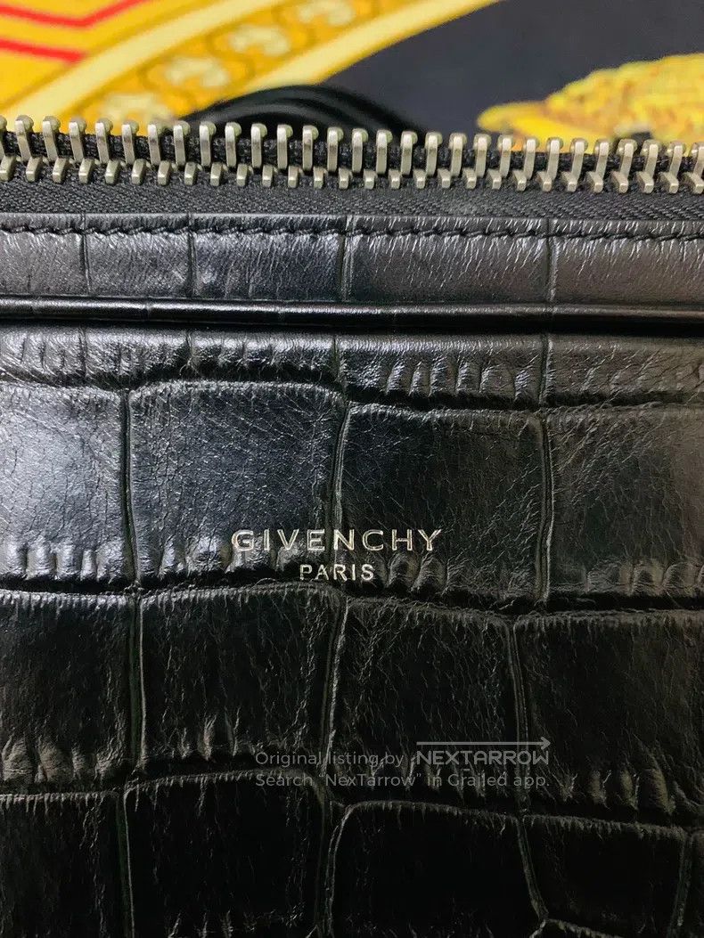 Givenchy Givenchy Main Line Pure Crocodile Leather Texture Men's Br Size ONE SIZE - 4 Thumbnail