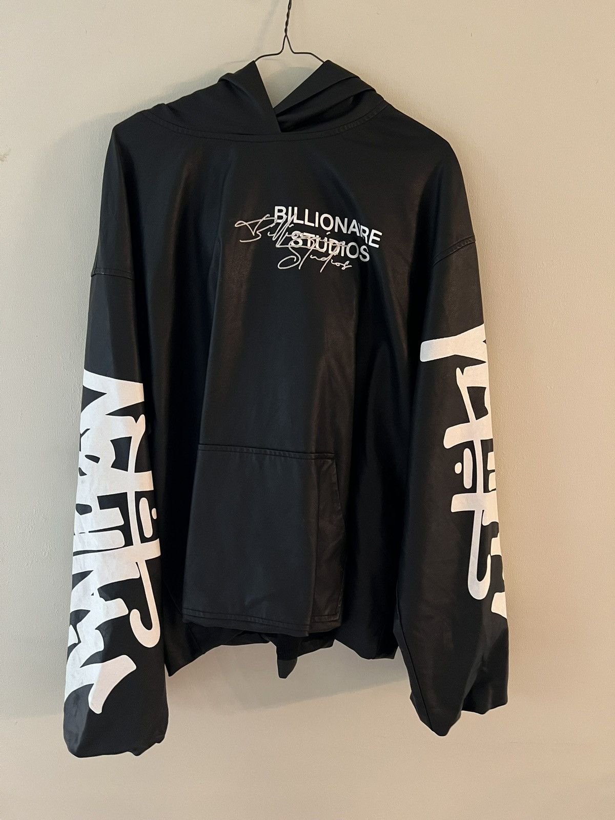 Billionaire Studios Billionaire Studios Leather Hoodie Size US L / EU 52-54 / 3 - 1 Thumbnail