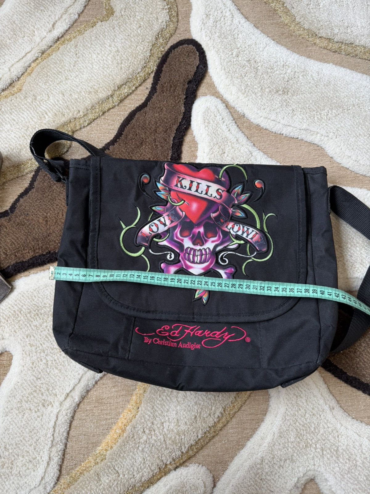 Ed Hardy Ed Hardy Y2K Goth Crossbody Messenger bag dexter type Size ONE SIZE - 10 Thumbnail