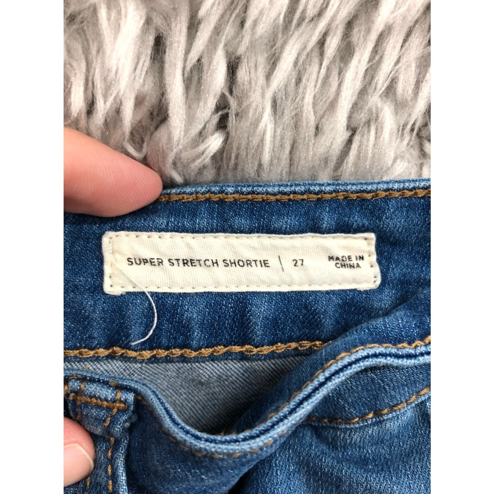 Pacsun PacSun Shorts Womens Size 27 Mid Rise Dark Wash Blue Denim Jean Boyfriend Size 27" / US 4 / IT 40 - 7 Thumbnail