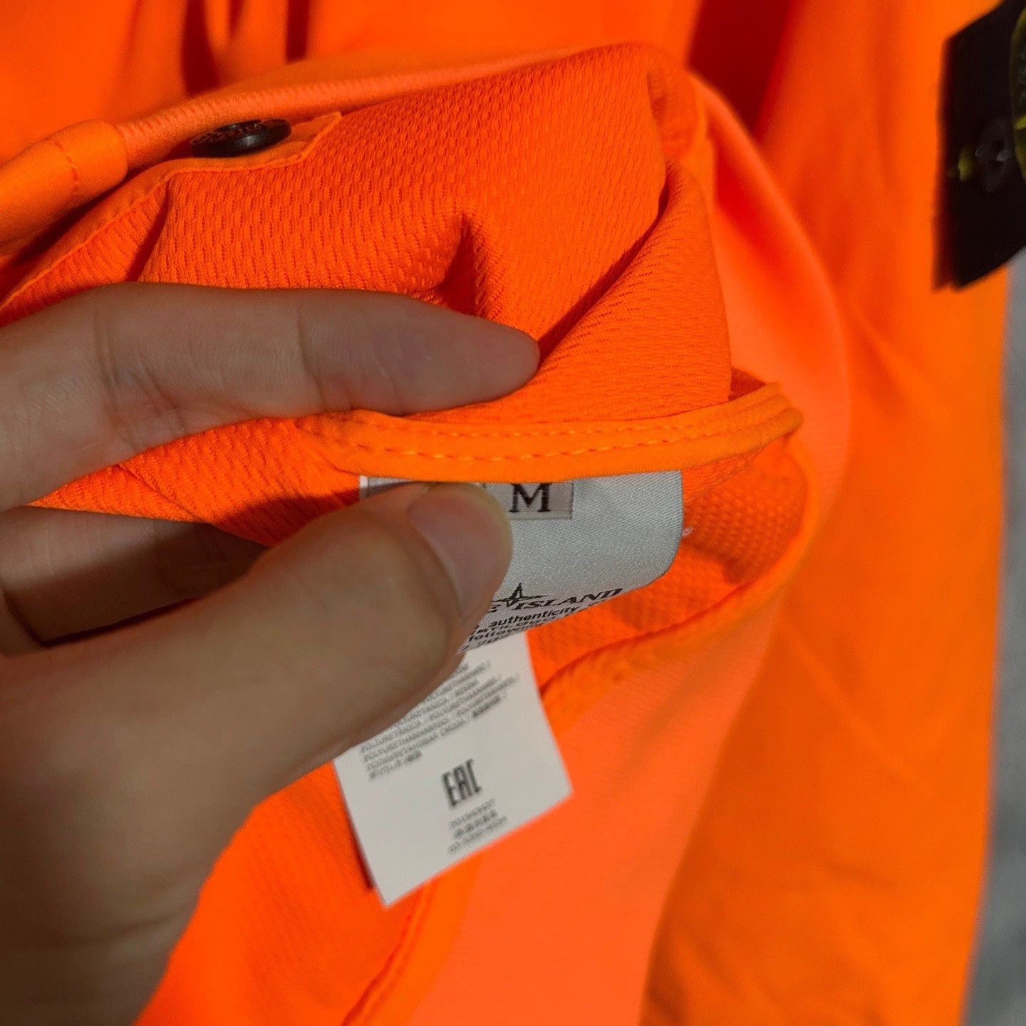 Stone Island stone island soft shell hooded jacket orange Size US M / EU 48-50 / 2 - 6 Thumbnail