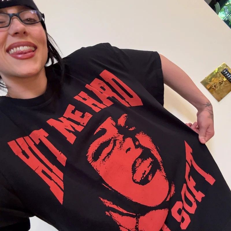 Billie Eilish NEW BILLIE EILISH HIT ME HARD AND SOFT TEE SZ LARGE Size L / US 10 / IT 46 - 1 Thumbnail