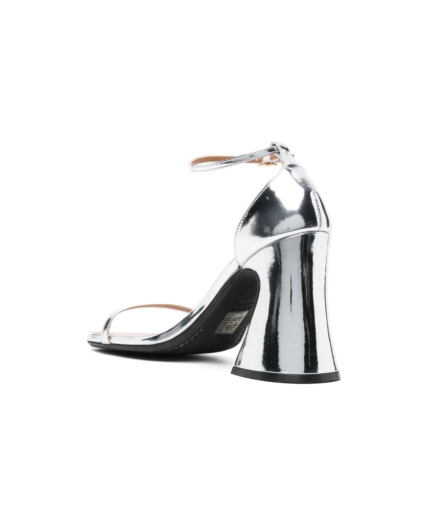 Marni o1y1025 Ankle Strap Sandals in Silver Size US 6 / IT 36 - 2 Thumbnail