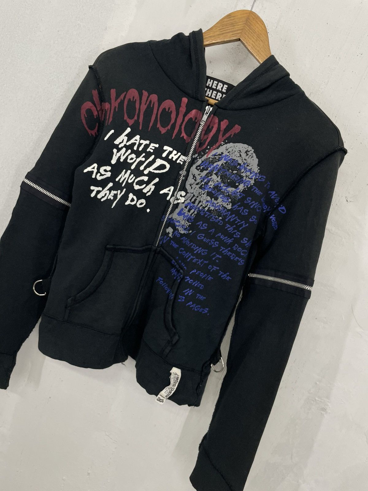 Japanese Brand Clash Music Chronology Poem Y2K Seditionaries Punk Design Size US S / EU 44-46 / 1 - 6 Thumbnail