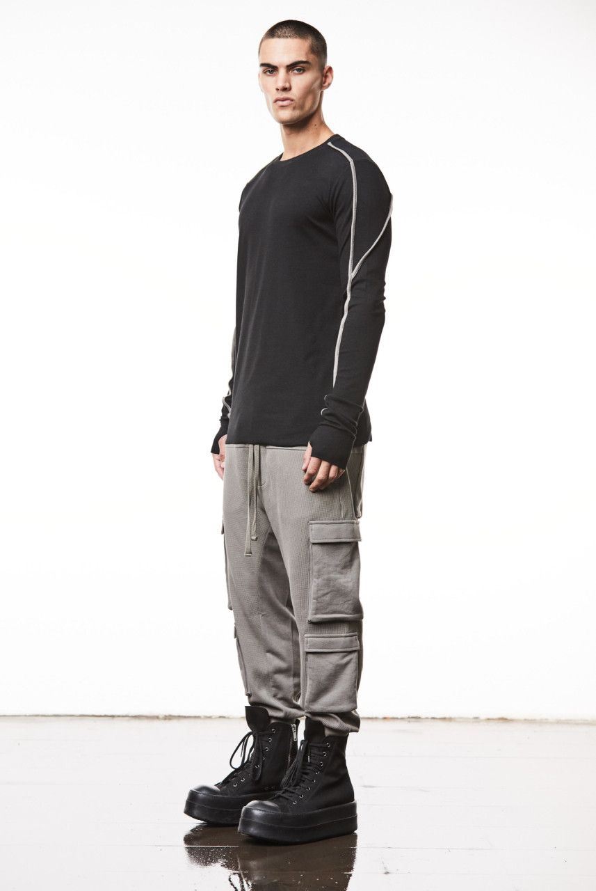 Thom Krom Thom Krom Black Longsleeve Cotton Sweater M Size US M / EU 48-50 / 2 - 7 Thumbnail