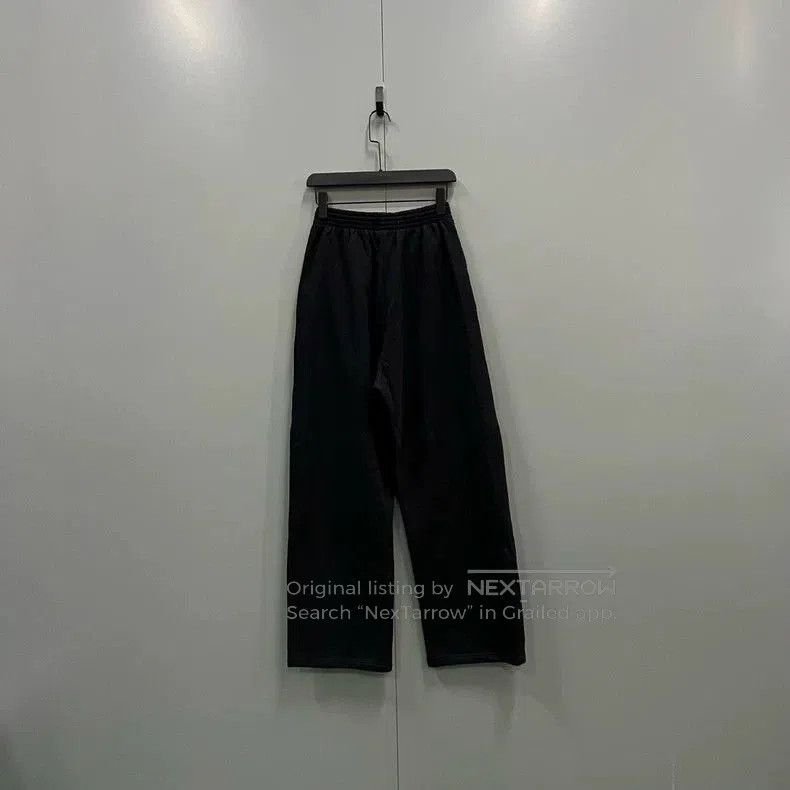 Balenciaga Balenciaga Black Wide-Leg Pants XS. Size US 26 / EU 42 - 2 Thumbnail