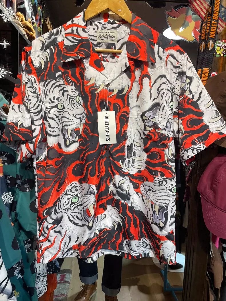 Wacko Maria Wacko Maria 23SS Tiger TIM LEHI Flame Tiger All-Over Print Size US M / EU 48-50 / 2 - 1 Thumbnail