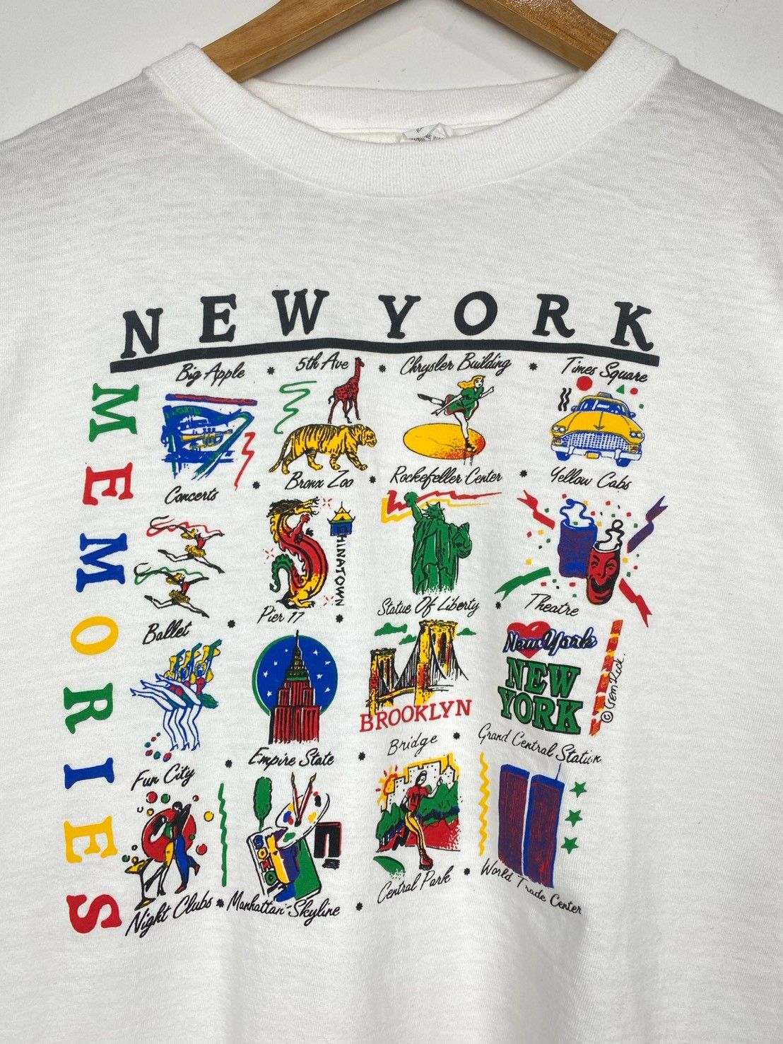 Vintage Vintage New York T-Shirts XL DO2231 Size US XL / EU 56 / 4 - 2 Thumbnail