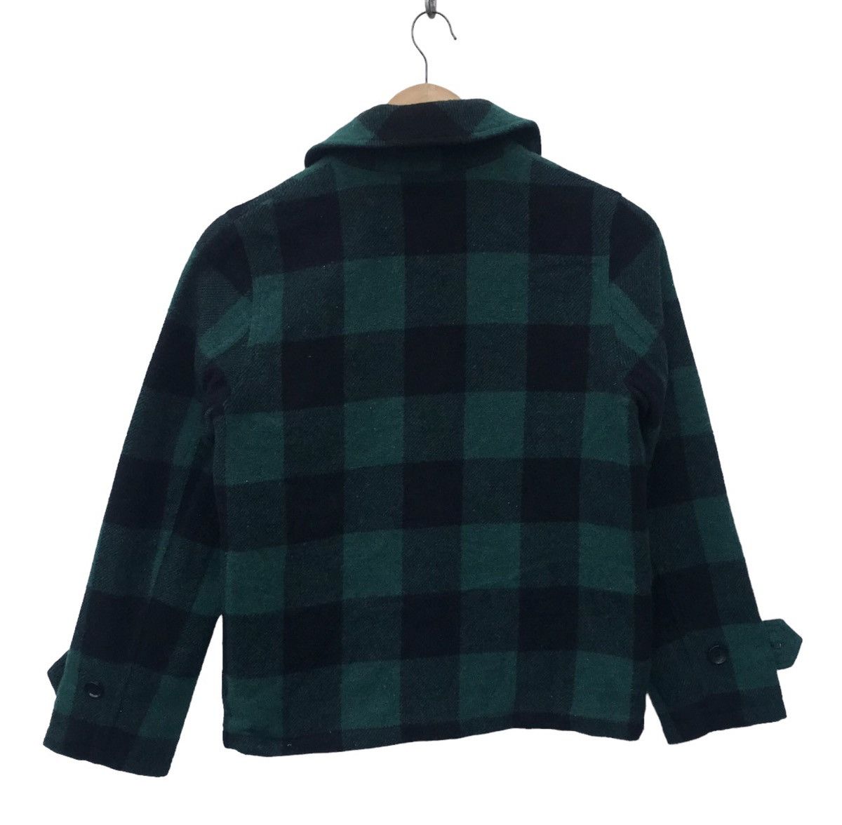 Japanese Brand Eye Know Women Checked Tartan Wool Jacket Size S / US 4 / IT 40 - 4 Thumbnail
