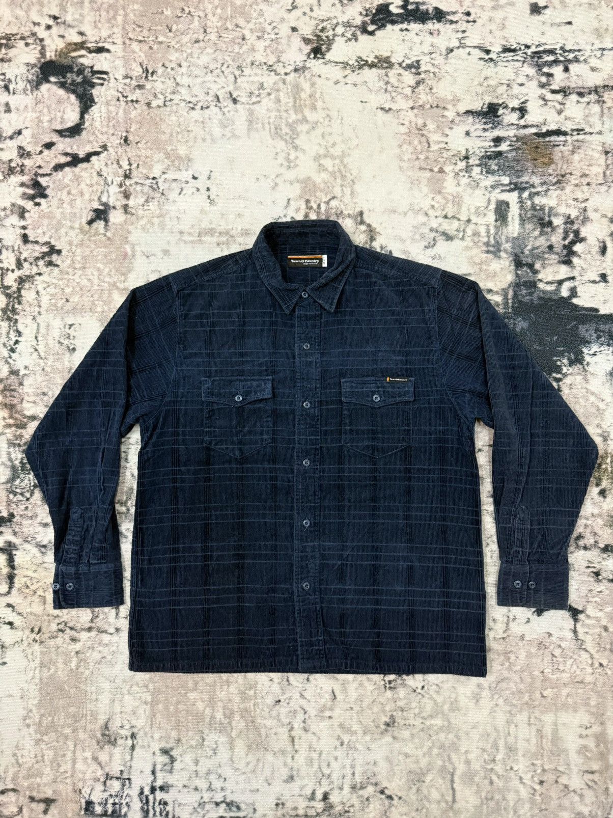 Japanese Brand TOWN & COUNTRY ENJOY SURFIN LIFE CUDROY BUTTON UP SHIRT Size US L / EU 52-54 / 3 - 3 Thumbnail