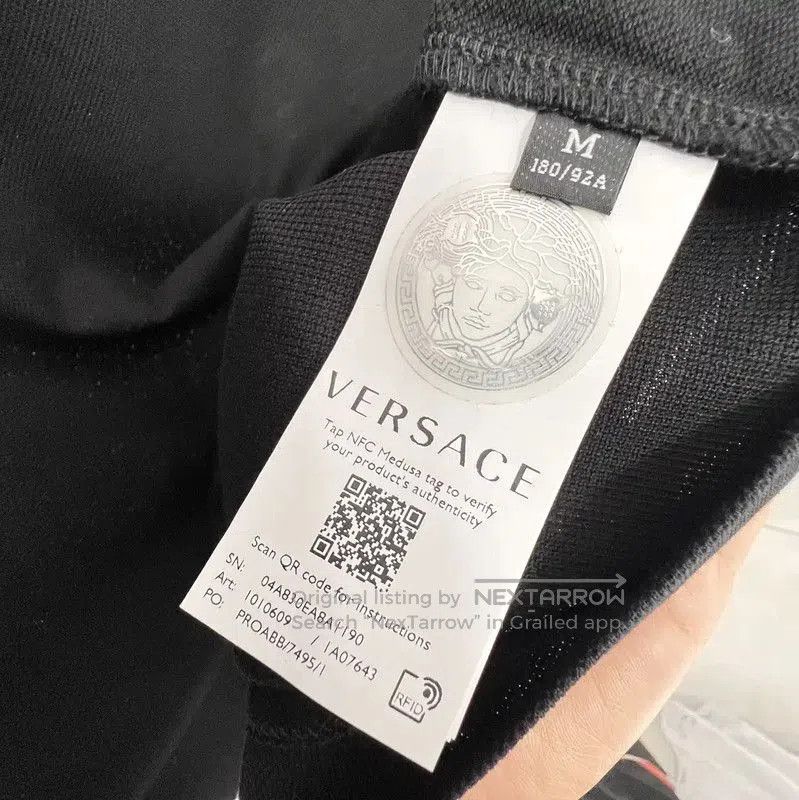 Versace Versace Men's Summer Colorblock Polo Shirt . Size US M / EU 48-50 / 2 - 6 Thumbnail