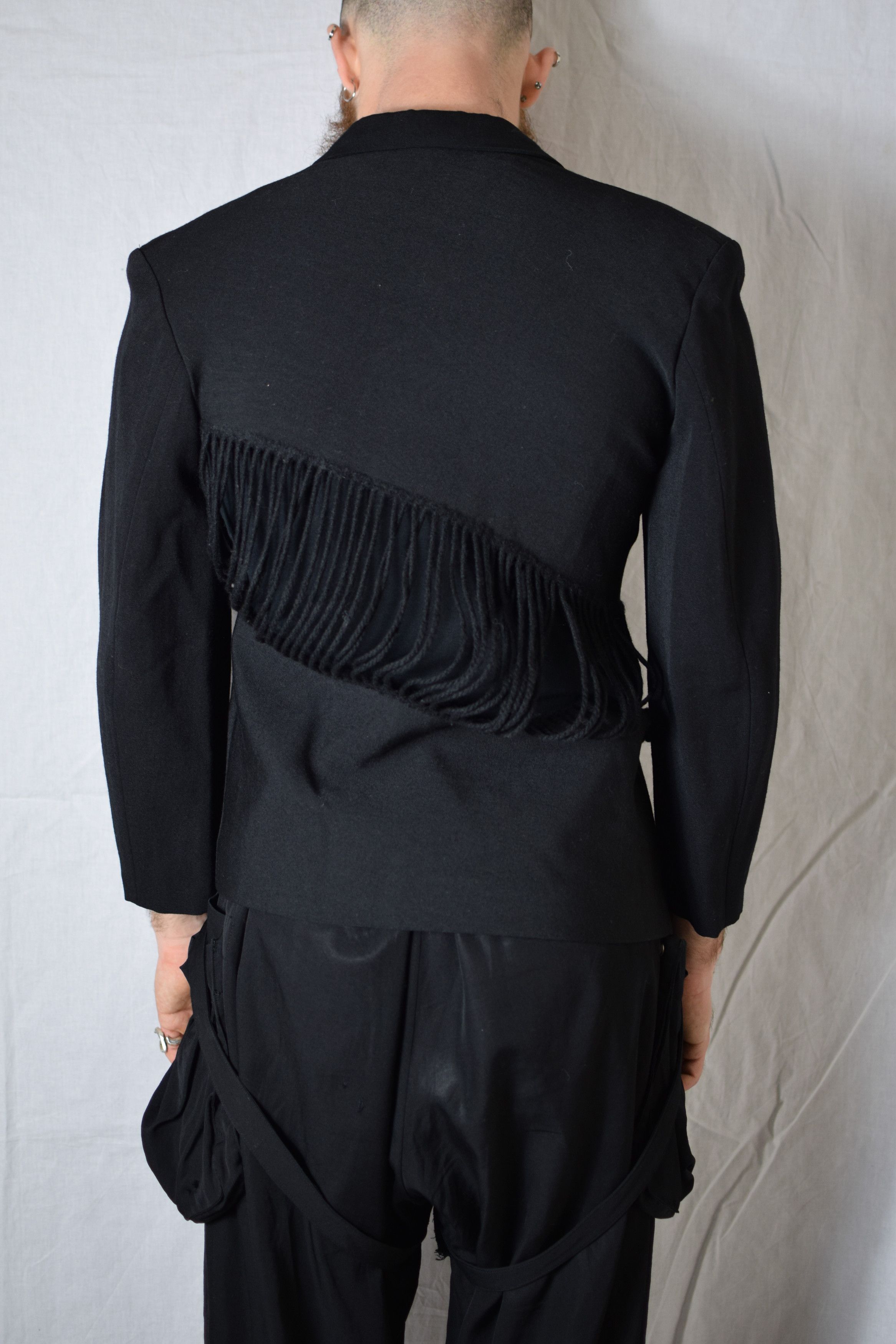 Yohji Yamamoto Yohji Yamamoto Archive Threaded Blazer - FL-J04-413 Size 48R - 6 Thumbnail