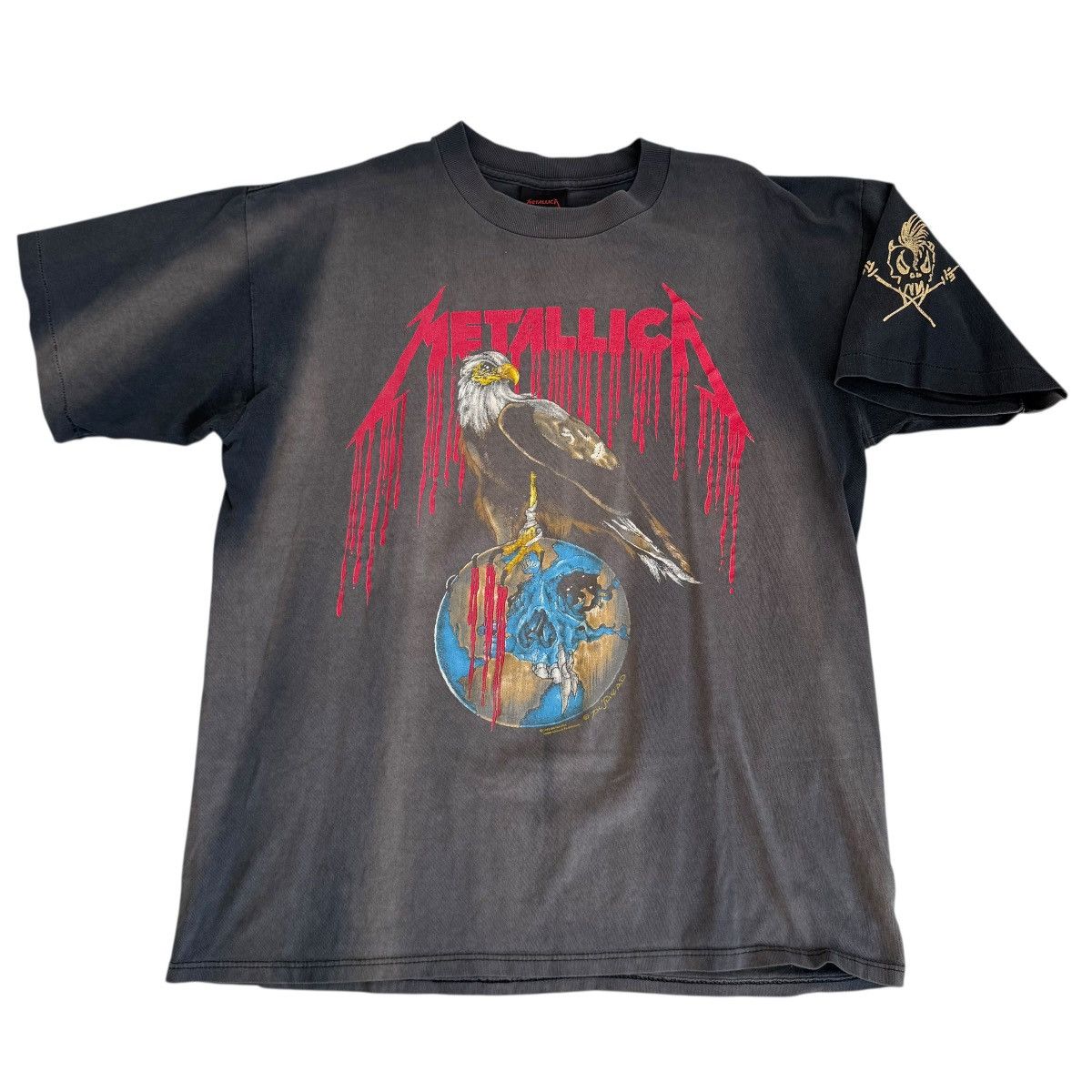 Vintage vintage Metallica nowhere to roam tour single stitch tee Size US XL / EU 56 / 4 - 1 Thumbnail