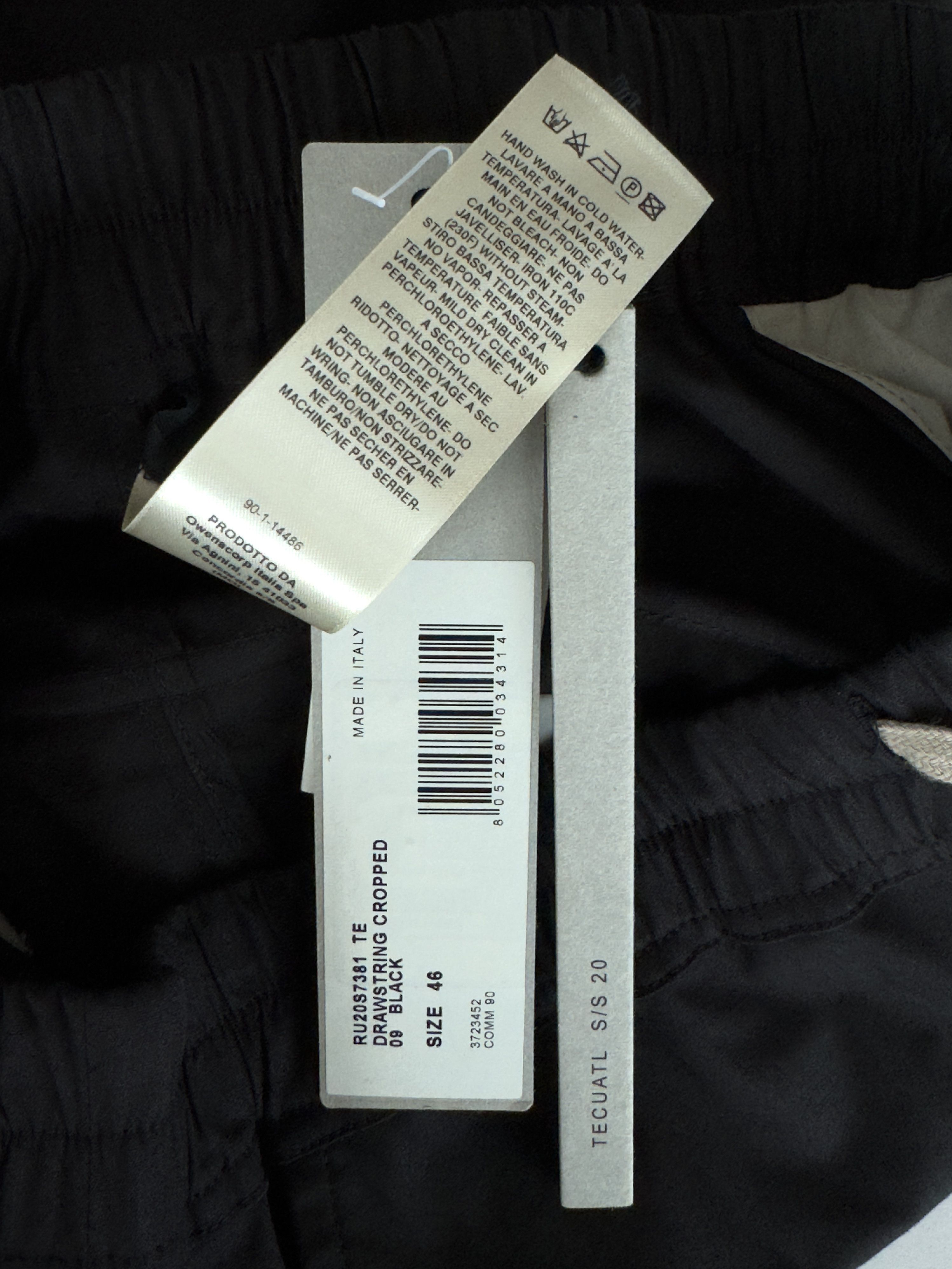 Rick Owens RICK OWENS DRAWSTRING CROPPED Size US 30 / EU 46 - 5 Thumbnail