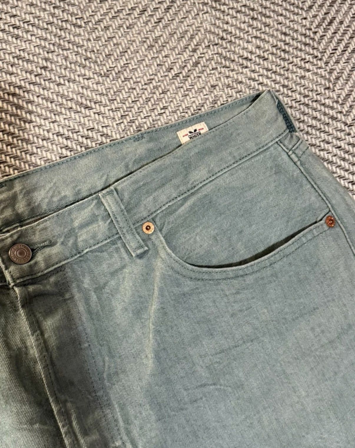 Levi's Levi's 501 Light Wash Blue Jeans, Long Pants K24 Size US 38 / EU 54 - 3 Thumbnail