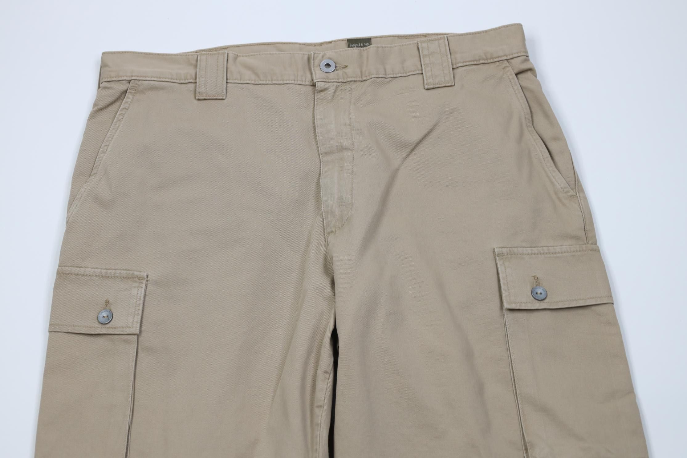 Calvin Klein Deadstock Vintage 90s Y2K Calvin Klein Wide Leg Cargo Pants Size US 36 / EU 52 - 2 Thumbnail
