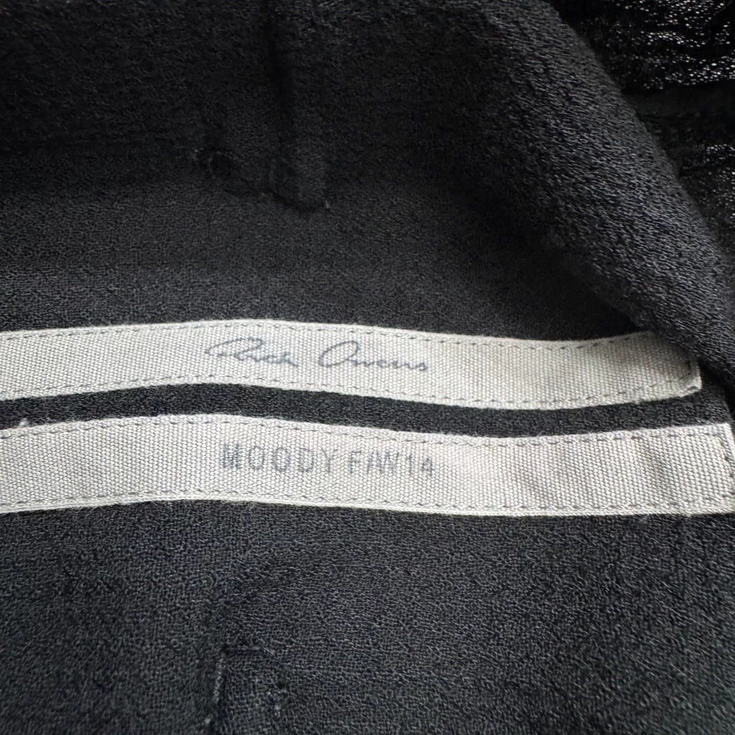 Rick Owens rick owens吊裆短裤 in black color Size US 30 / EU 46 - 2 Thumbnail