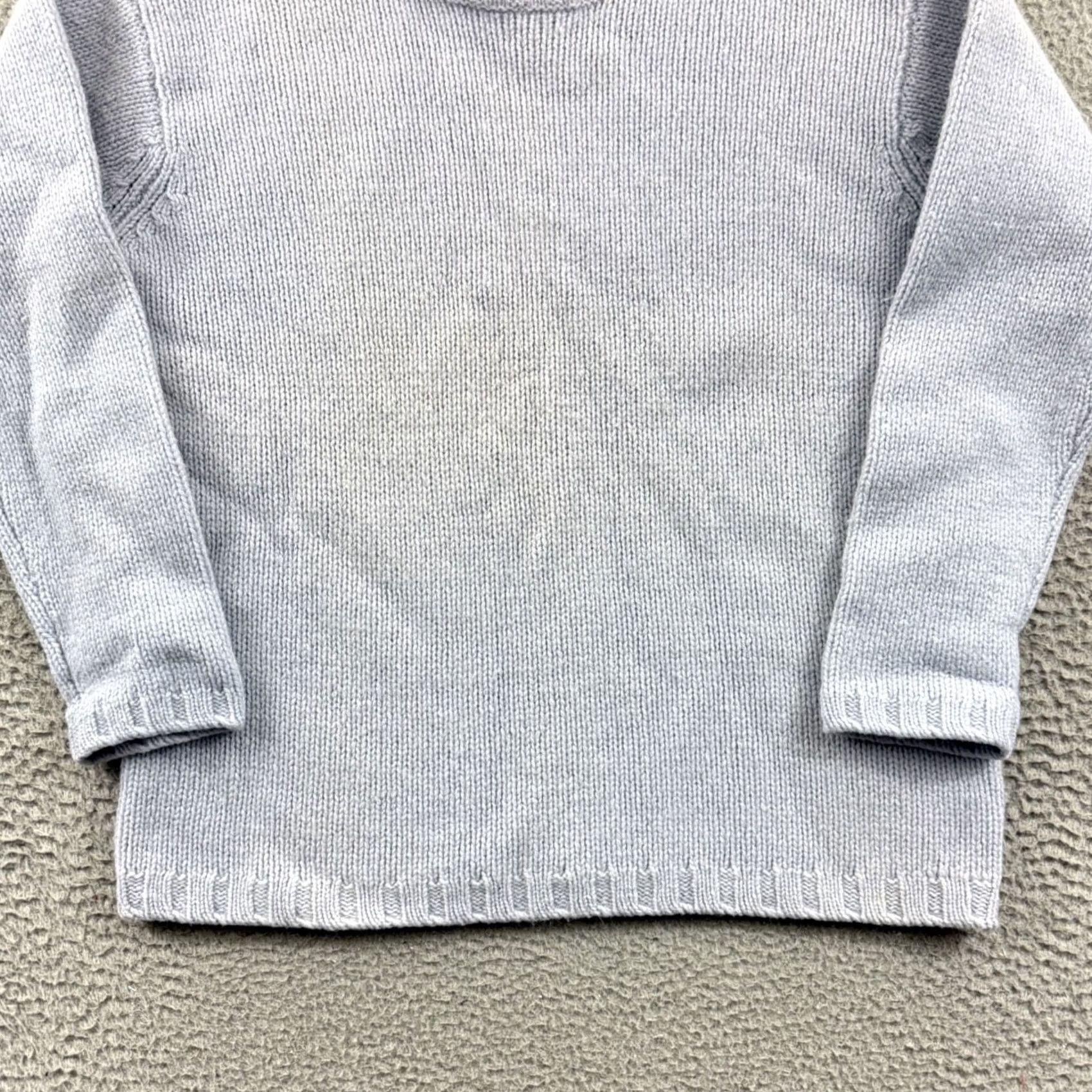 J.Crew J.CREW Sweater Womens Medium Blue Long Sleeve Knit Academia Preppy Wool Pullover Size M / US 6-8 / IT 42-44 - 2 Thumbnail