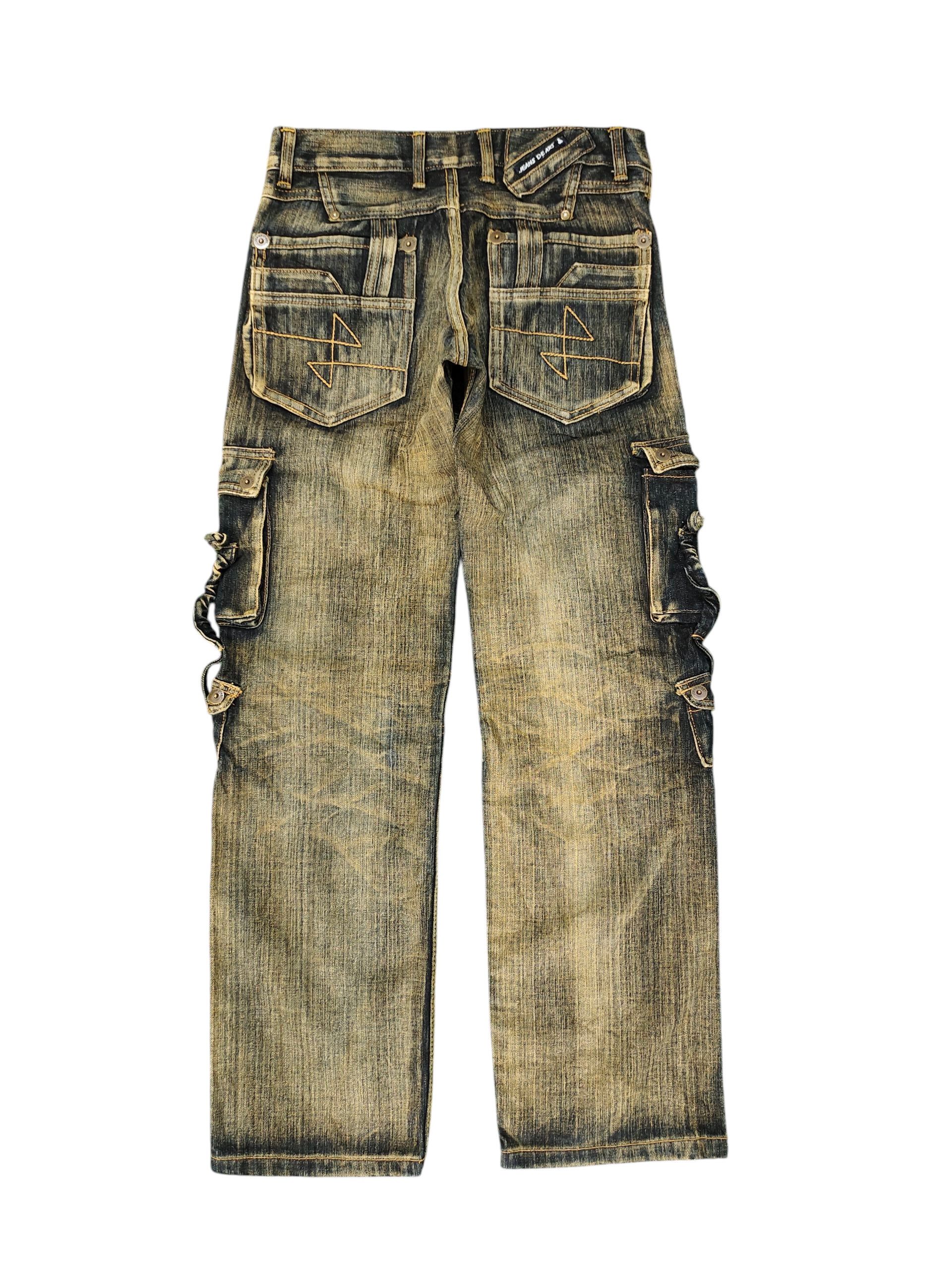 Japanese Brand DeArt Japan Bondage Tactical Multi Pocket Jeans Cyberpunk Size US 30 / EU 46 - 9 Thumbnail