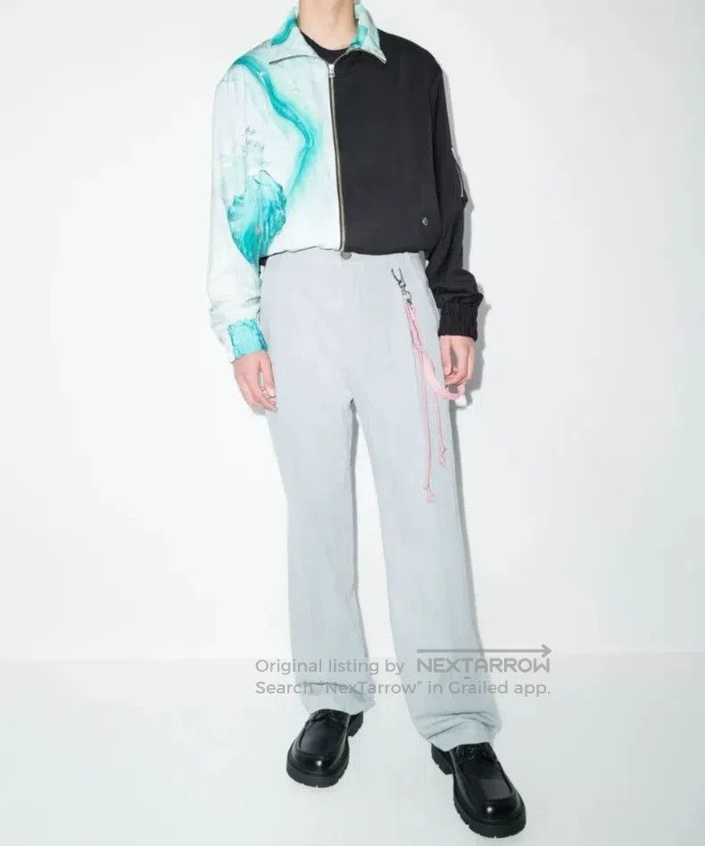 Song For The Mute SONG FOR THE MUTE Chain key straight-leg pants Size US 34 / EU 50 - 1 Thumbnail