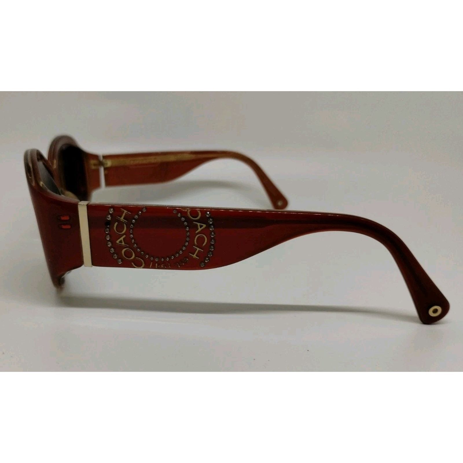 Coach Coach S845 Alberta Tangerine Wrap Eyeglass Sunglass Frames Size ONE SIZE - 5 Thumbnail