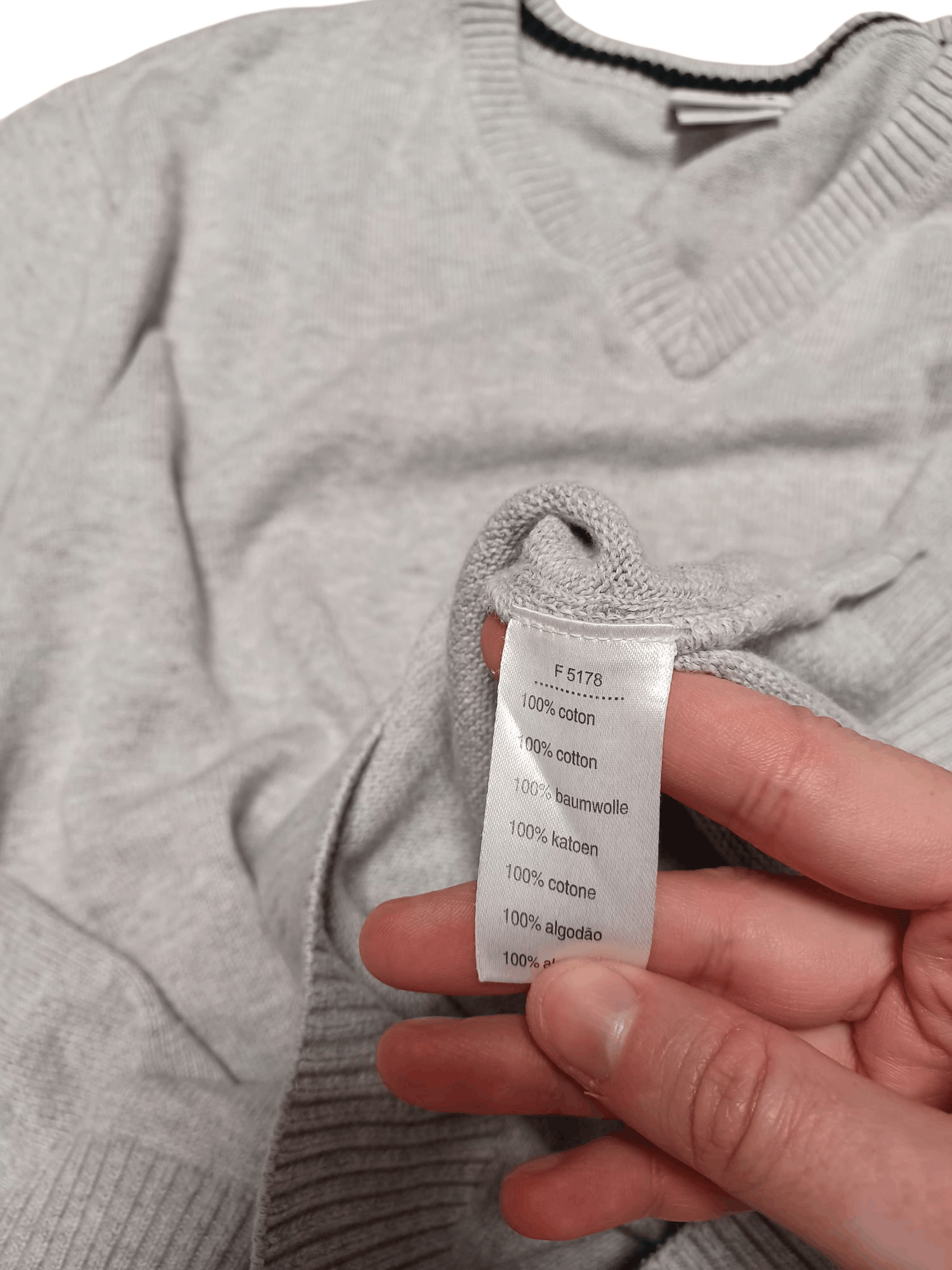 Lacoste LACOSTE VINTAGE V-NECK OLDMONEY LUXURY SWEATER Size US L / EU 52-54 / 3 - 5 Thumbnail