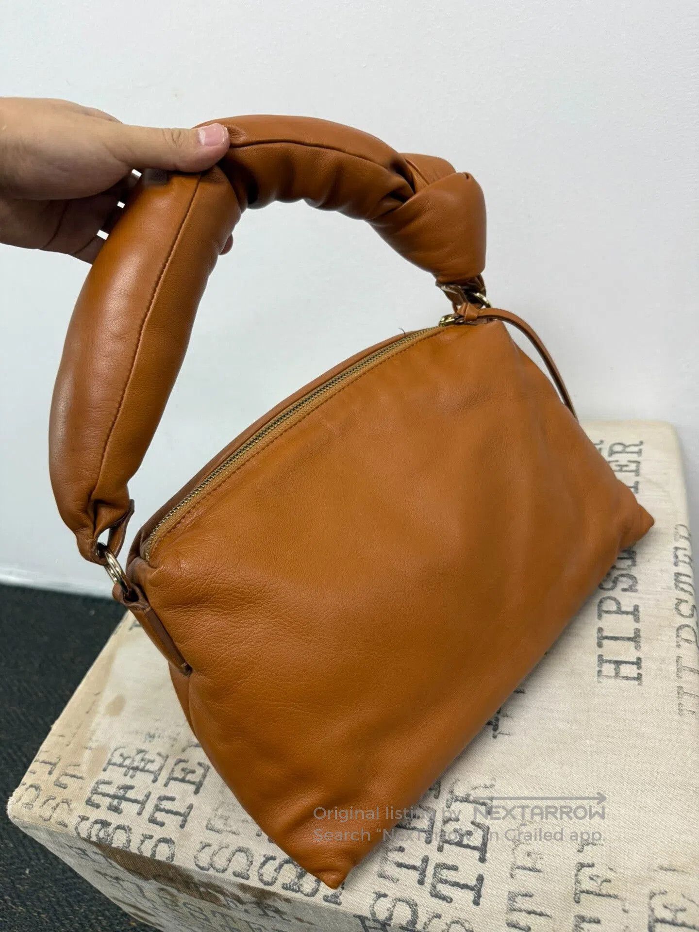 Dries Van Noten Dries Van Noten Puff Leather Handbag. Size ONE SIZE - 5 Thumbnail