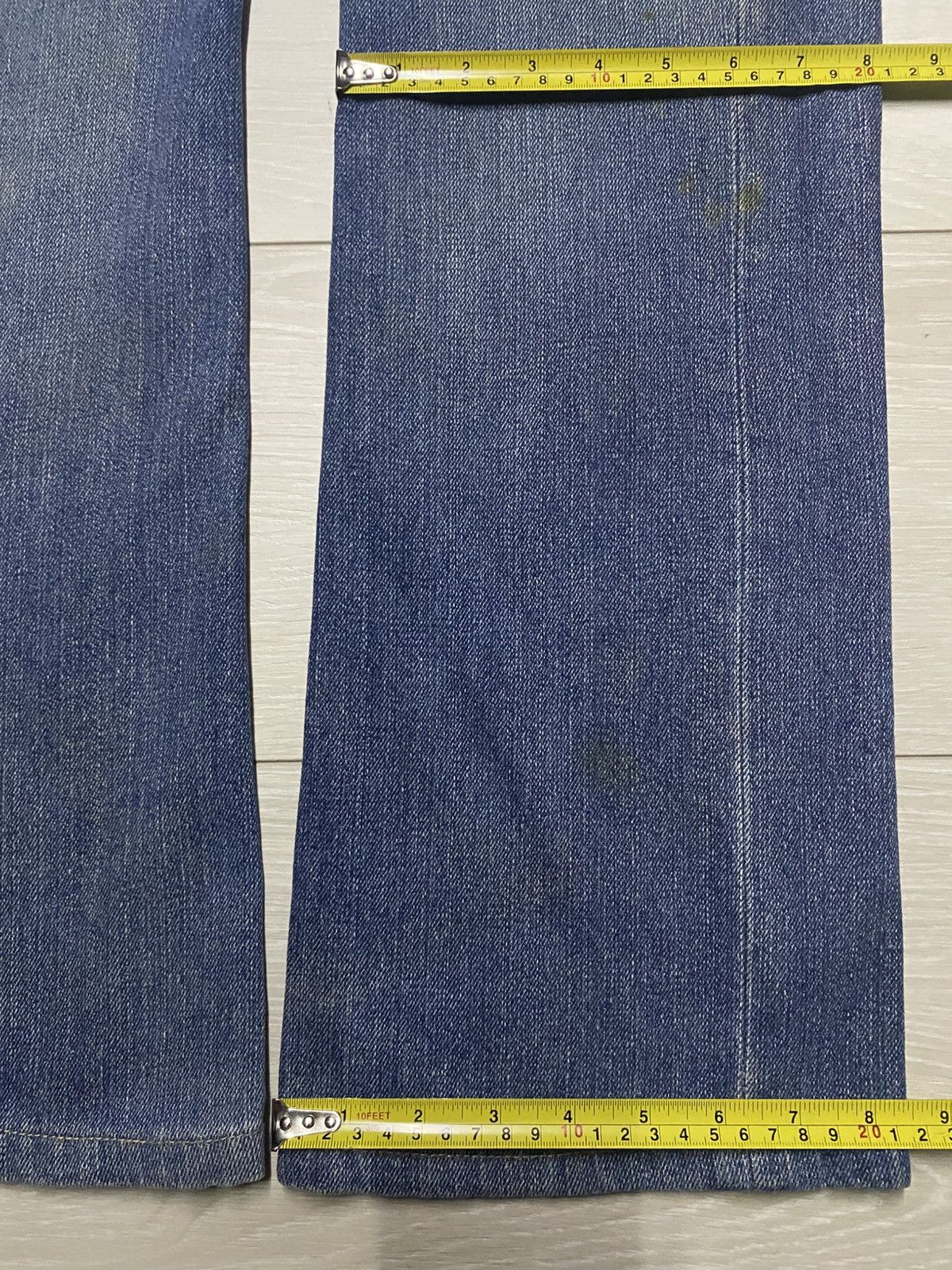 Tornado Mart Vintage Japanese Authentic Mud Wash Distressed Bootcut Jeans Size US 33 - 18 Thumbnail