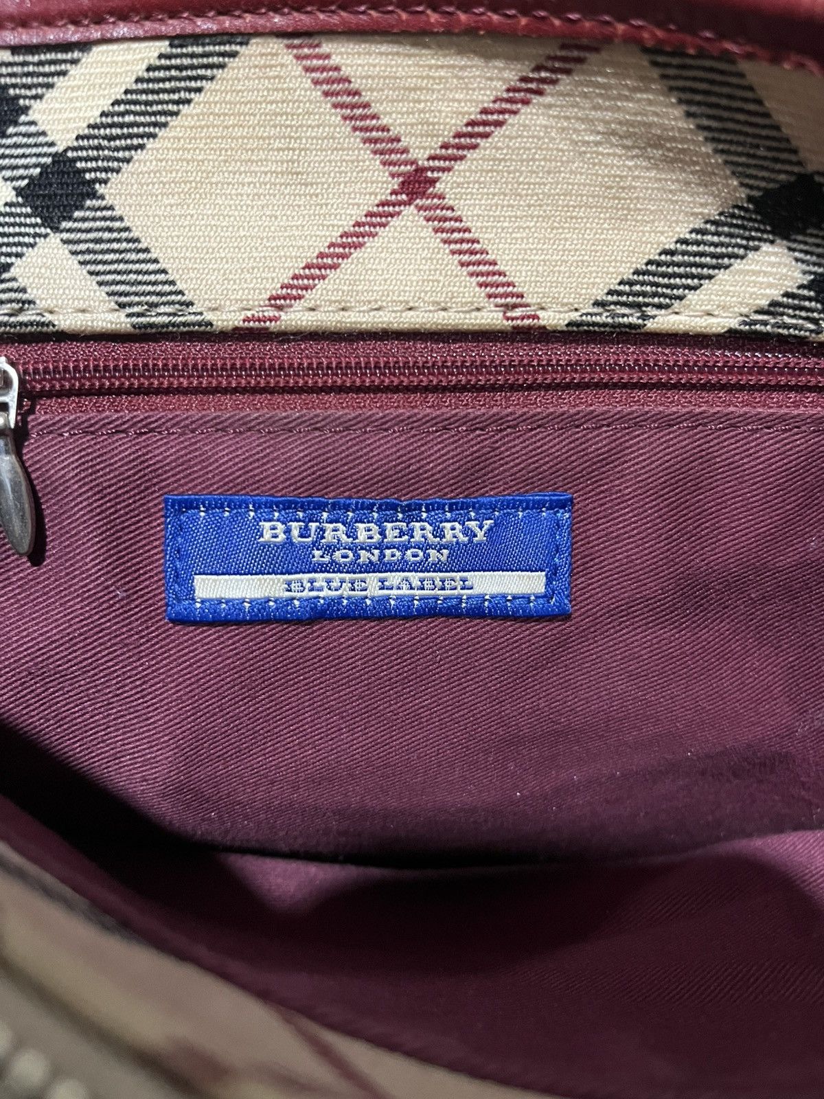 Burberry Auth BURBERRY Nova Check Blue Label Shoulder Bag Canvas Size ONE SIZE - 18 Thumbnail