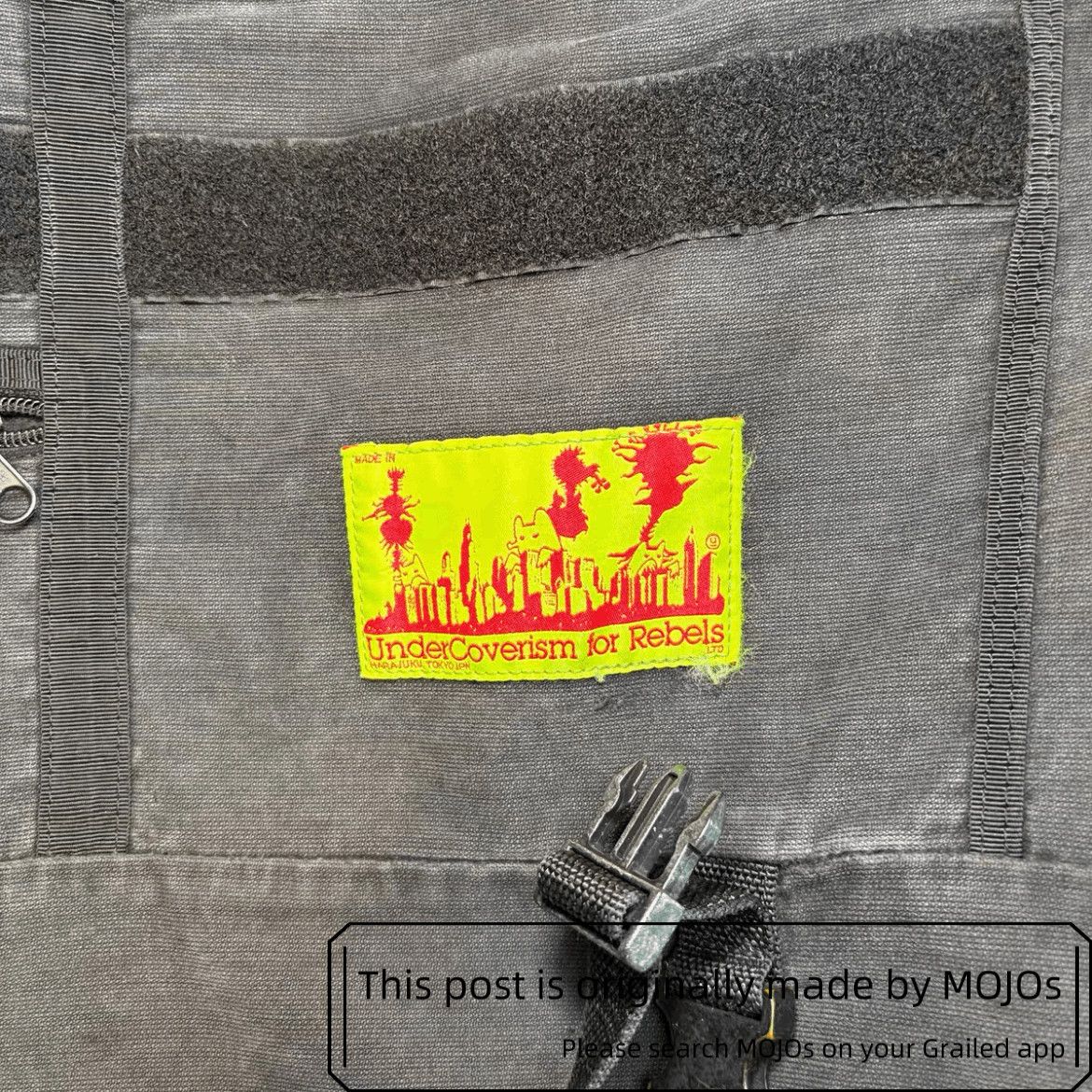 Undercover Undercover x Madsaki 06AW Guru GIZ Distressed Messager BAg Size ONE SIZE - 5 Thumbnail