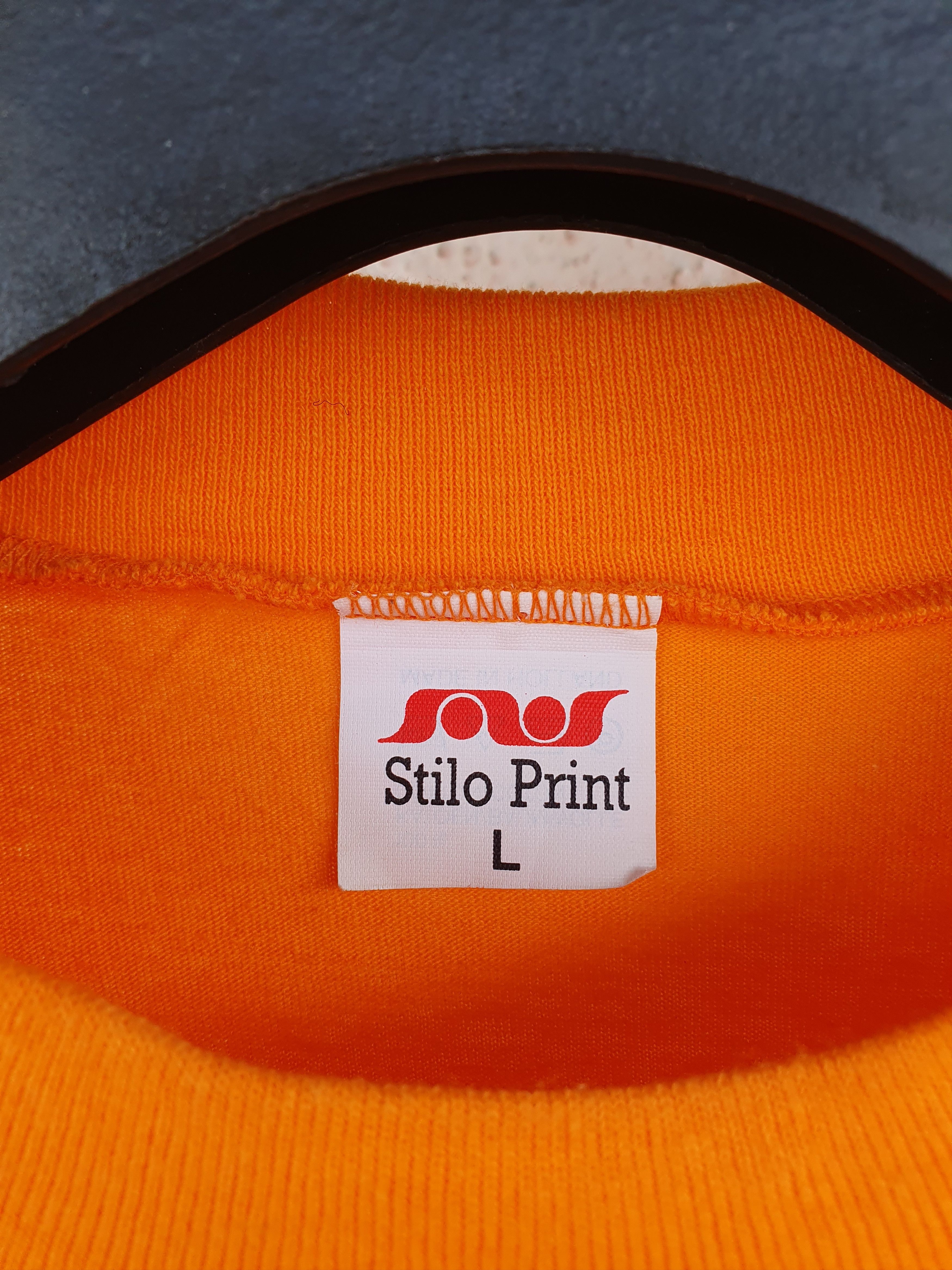 Vintage Italy 90 Soccer World Cup Holland Lions Vtg 1990 tee sz L Size US L / EU 52-54 / 3 - 4 Thumbnail