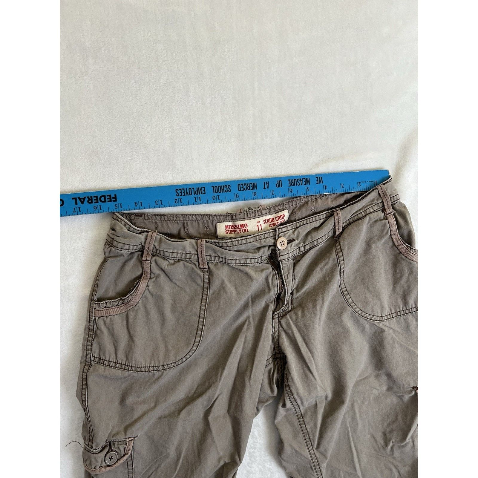 Mossimo Vintage Mossimo Cargo Capri Pants Women’s Size 11 Y2K Crop Size 30" / US 8 / IT 44 - 5 Thumbnail