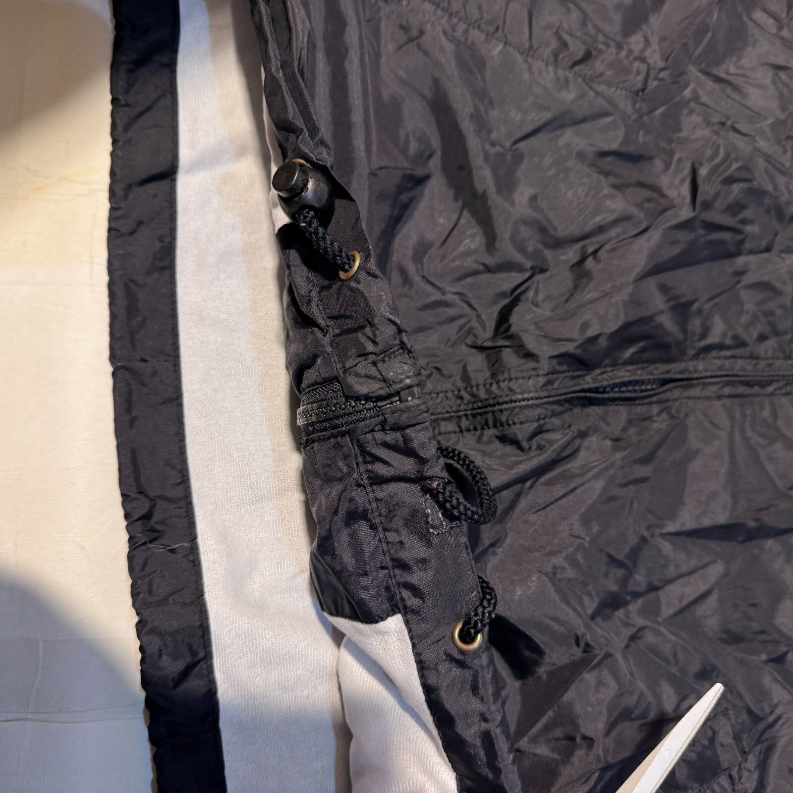 Nike Vintage 90s Nike Air "Nik Air" Parody Windbreaker Black Jack Size US L / EU 52-54 / 3 - 6 Thumbnail
