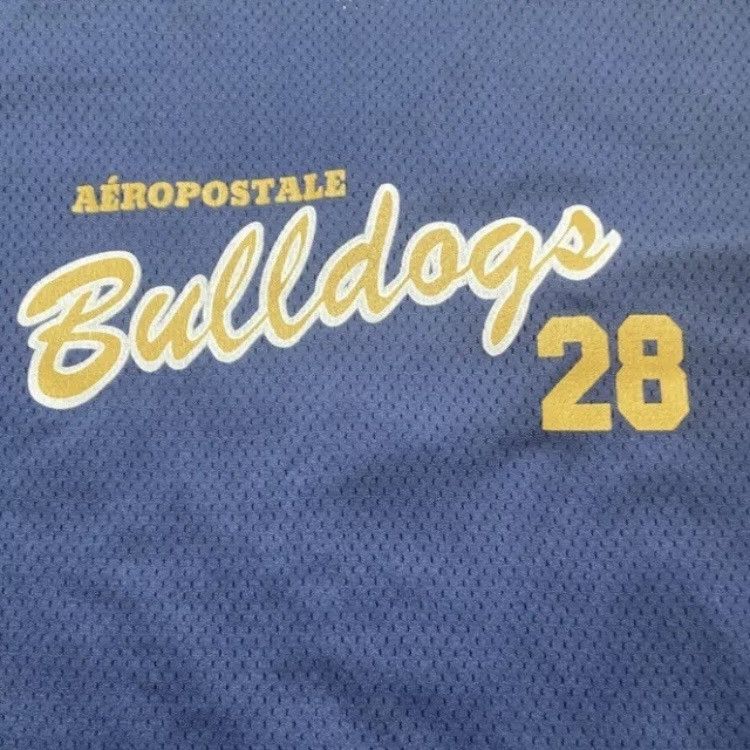 Aeropostale × Vintage Y2K Vintage Aeropostale Bulldogs Streewear Baseball Jersey Size US XL / EU 56 / 4 - 4 Thumbnail