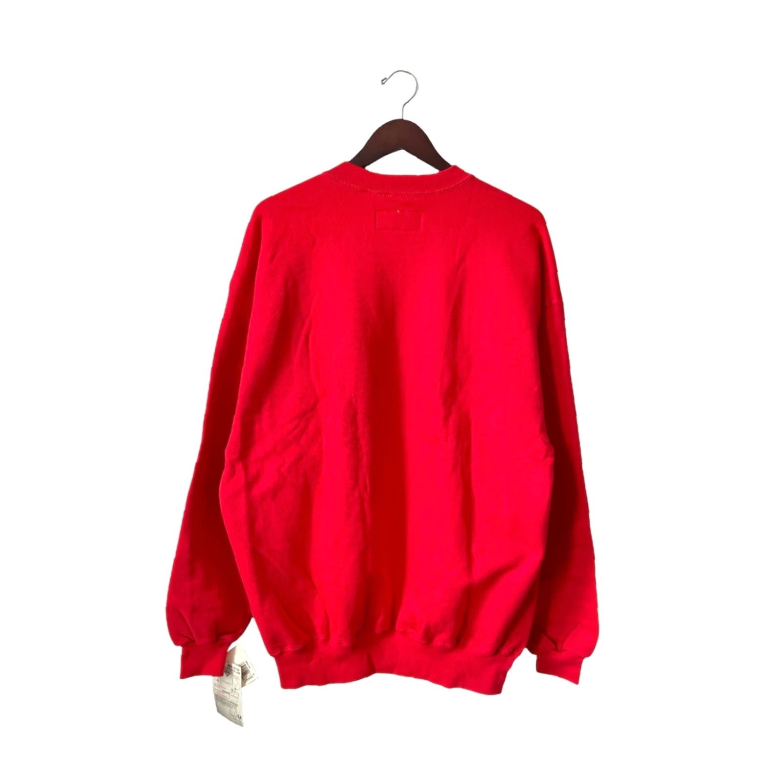 Russell Athletic VINTAGE Russell Athletic Sweatshirt Mens XL High Cotton Crewneck Deadstock NWT 90s Red Eagle Logo Front Left Embroidered Unique 90s Sweatshirt Size US XL / EU 56 / 4 - 7 Thumbnail