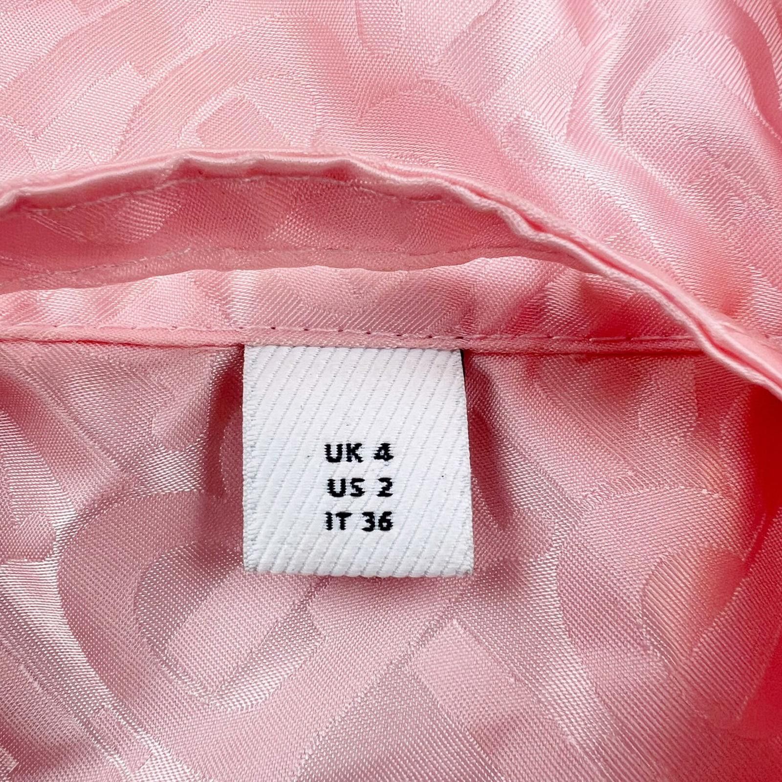Burberry Burberry Women's Pink TB Monogram Windbreaker Jacket Size M / US 6-8 / IT 42-44 - 4 Thumbnail