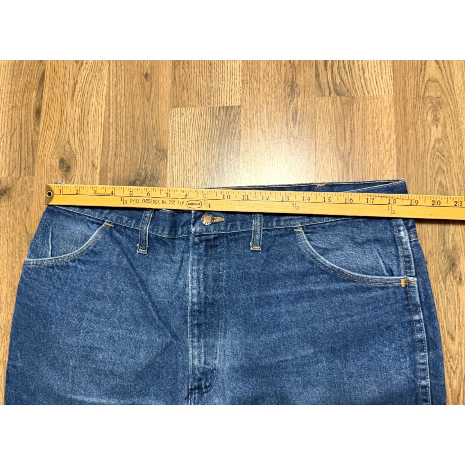Vintage Rustler Jeans Men's Size 40x30 Blue Denim Bootcut Pockets Size US 40 / EU 56 - 5 Thumbnail