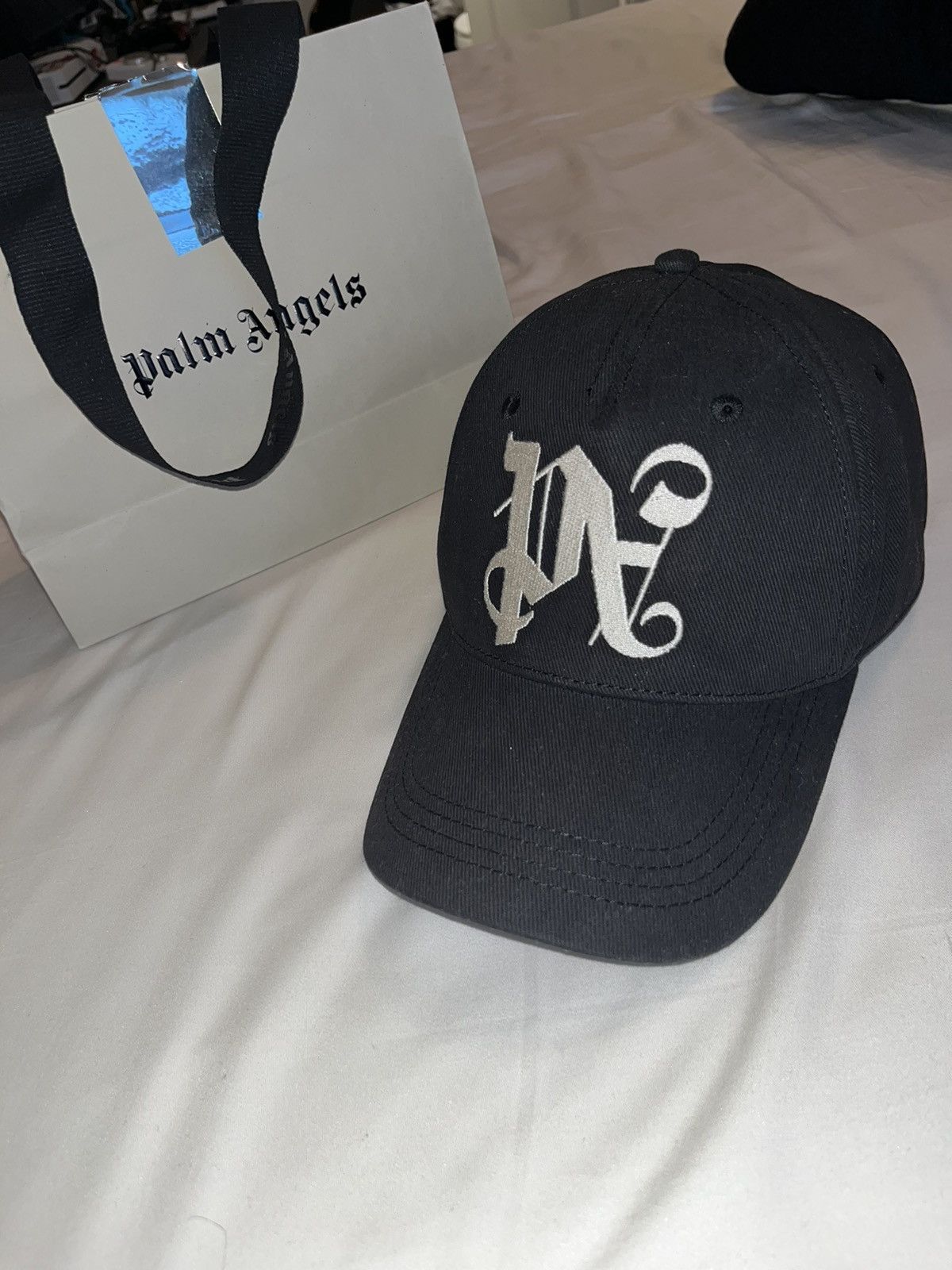 【初回限定お試し価格】 Palm Angels × Streetwear Palm Angels Broken Monogram Logo 帽子