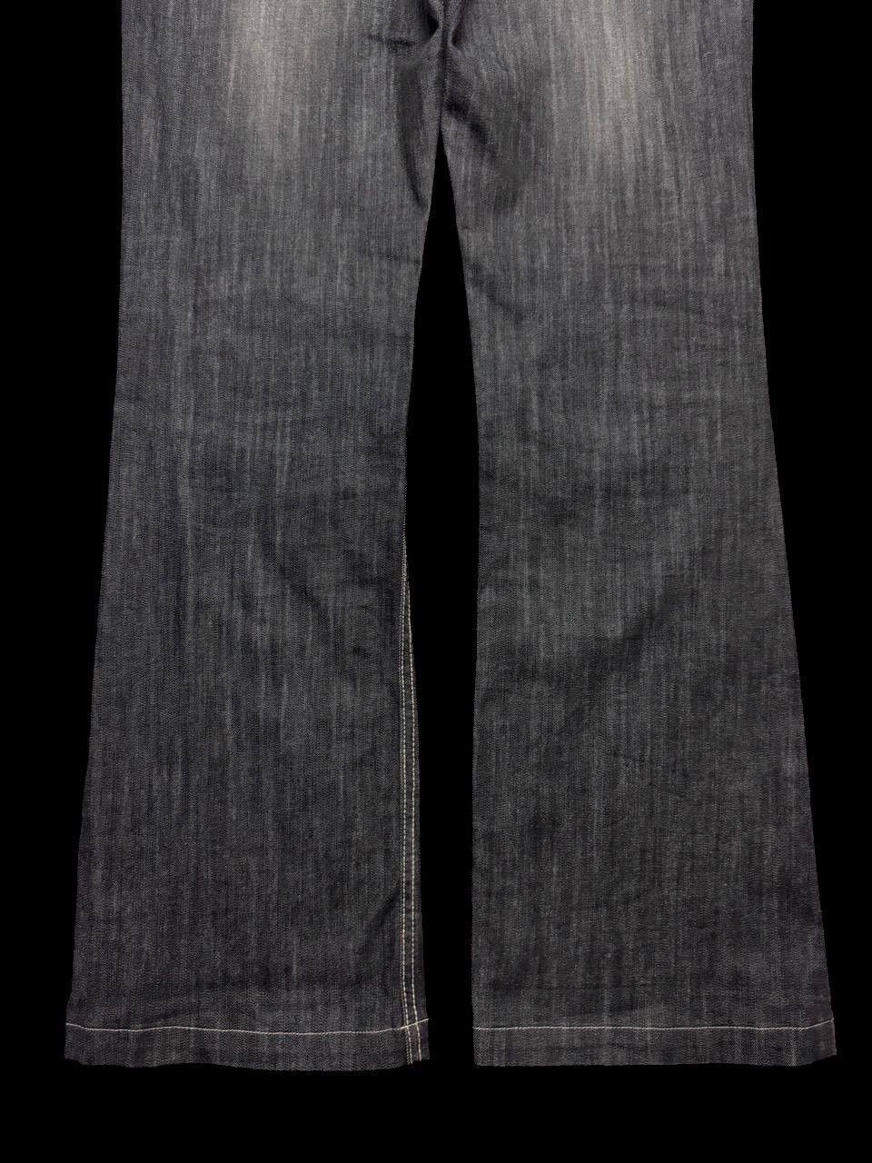 GOSTAR DE FUGA FLARE Vintage Lacoupe Pour Remme Japan Designer Mudwash Jean Size US 34 / EU 50 - 20 Thumbnail