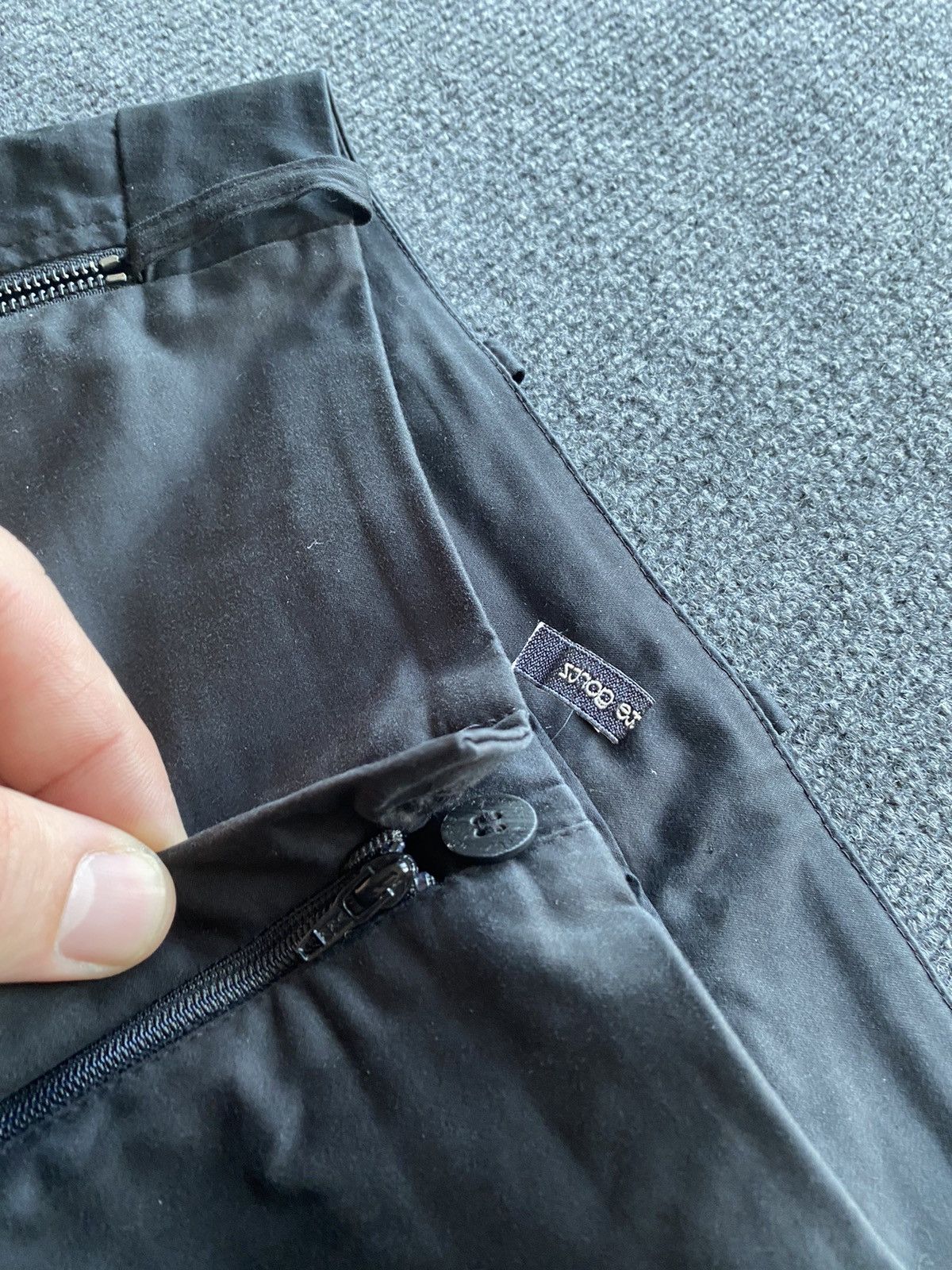 Annette Gortz 🔥Annette Gortz gothic black dress pants chino wom 28 y2k emo Size 28" / US 6 / IT 42 - 5 Thumbnail