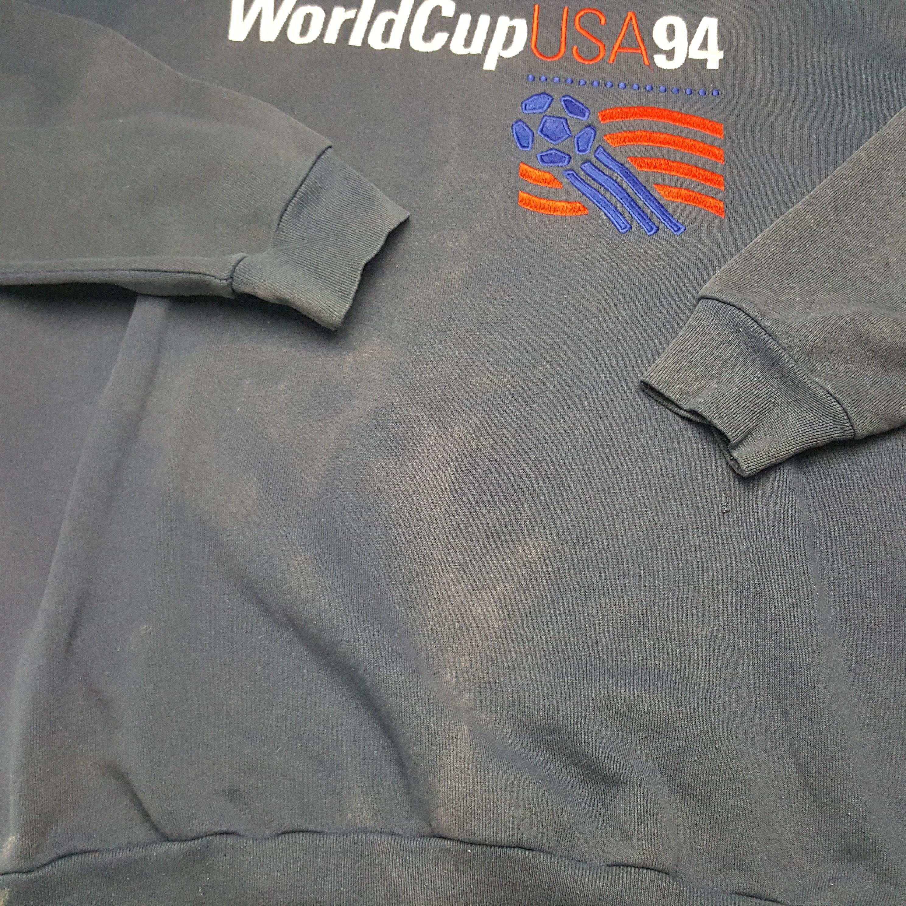 USA Olympics × Vintage Vintage 90's World Cup USA 94 Sports Style Sweatshirt Size US L / EU 52-54 / 3 - 6 Thumbnail