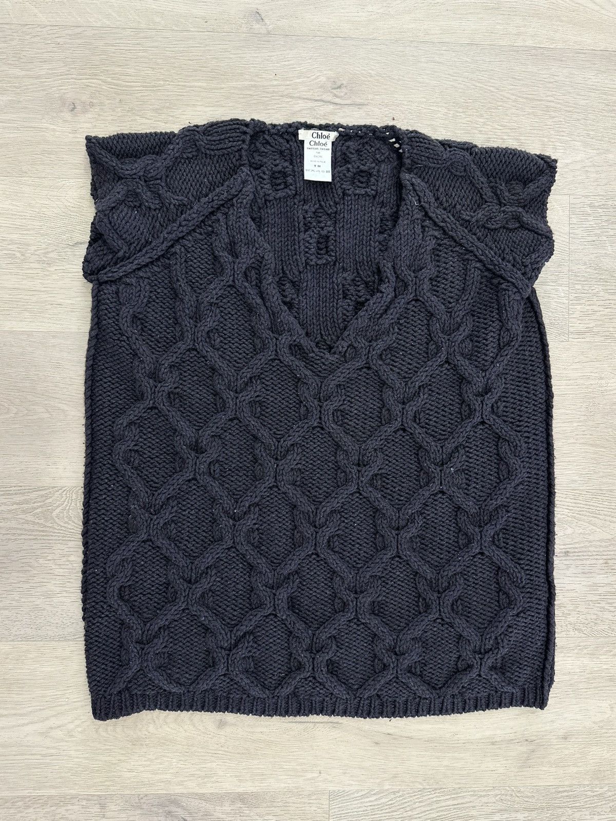 image of Chloe 2007 Fall Sweater in Black, Women's (Size Medium)