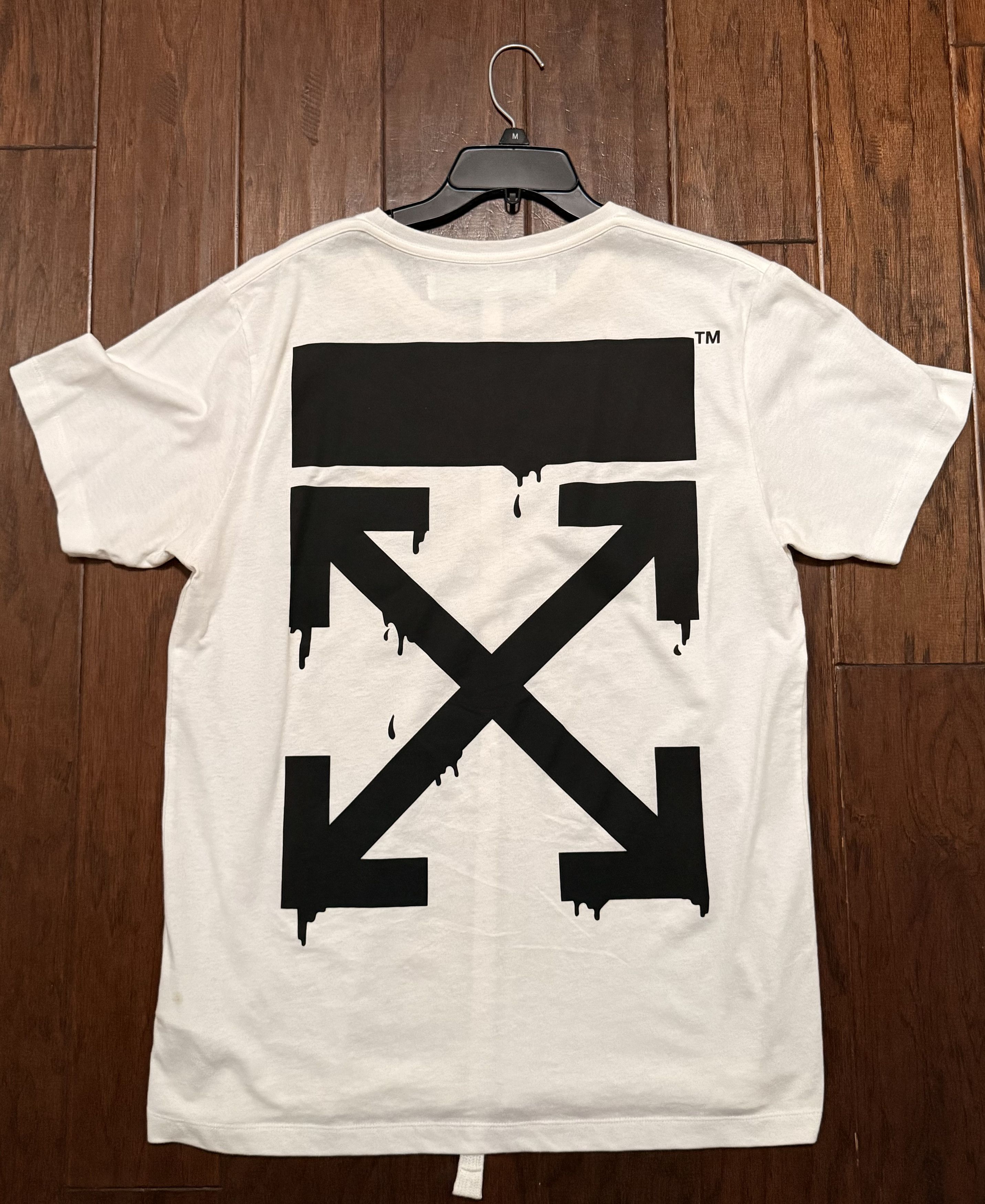 Off-White Off-White Bart Peace T-Shirt Size US L / EU 52-54 / 3 - 2 Thumbnail