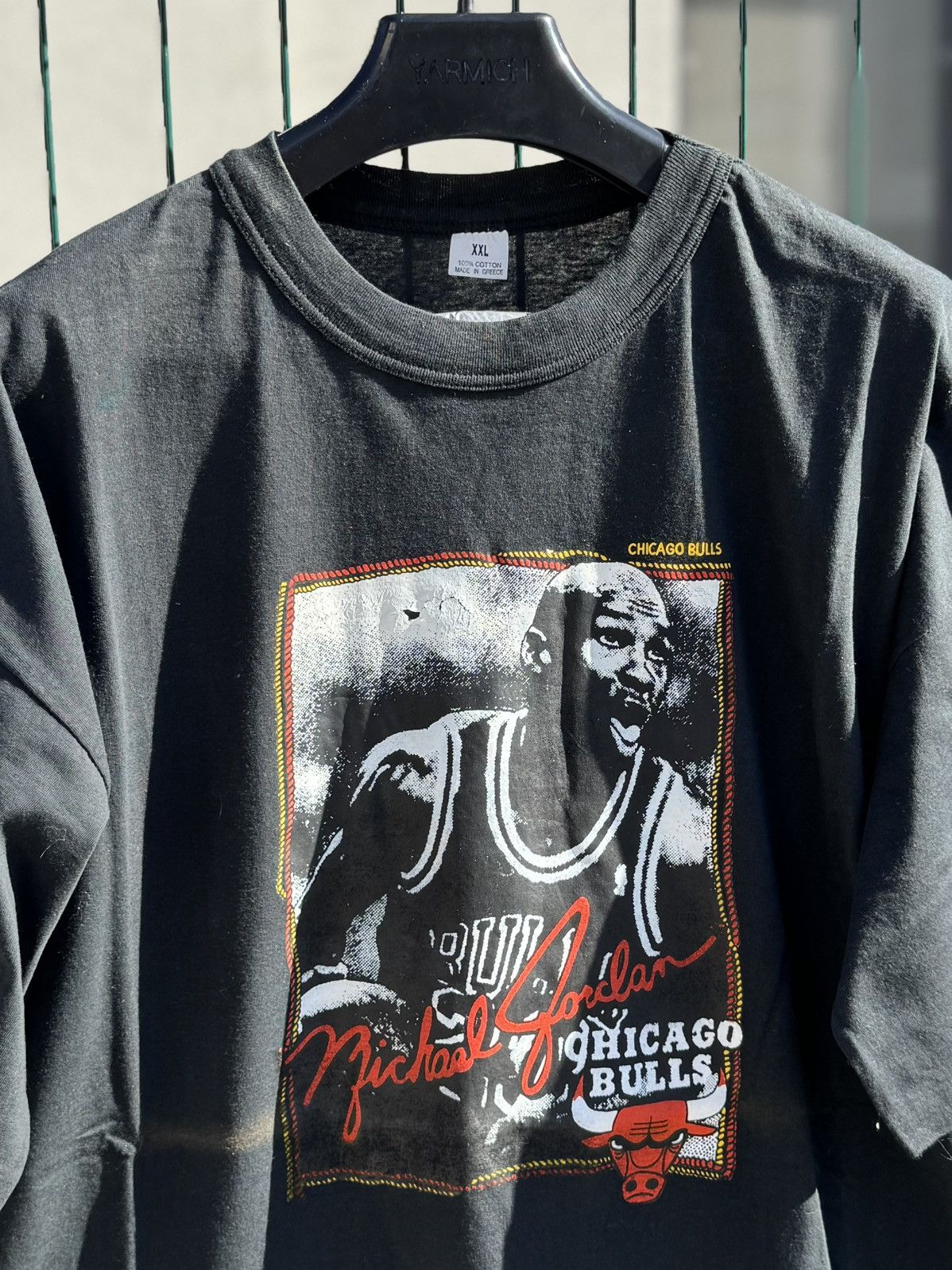 Vintage Vintage 90s Chicago Bulls Michael Jordan Tee Single Stitch Size US XL / EU 56 / 4 - 3 Thumbnail
